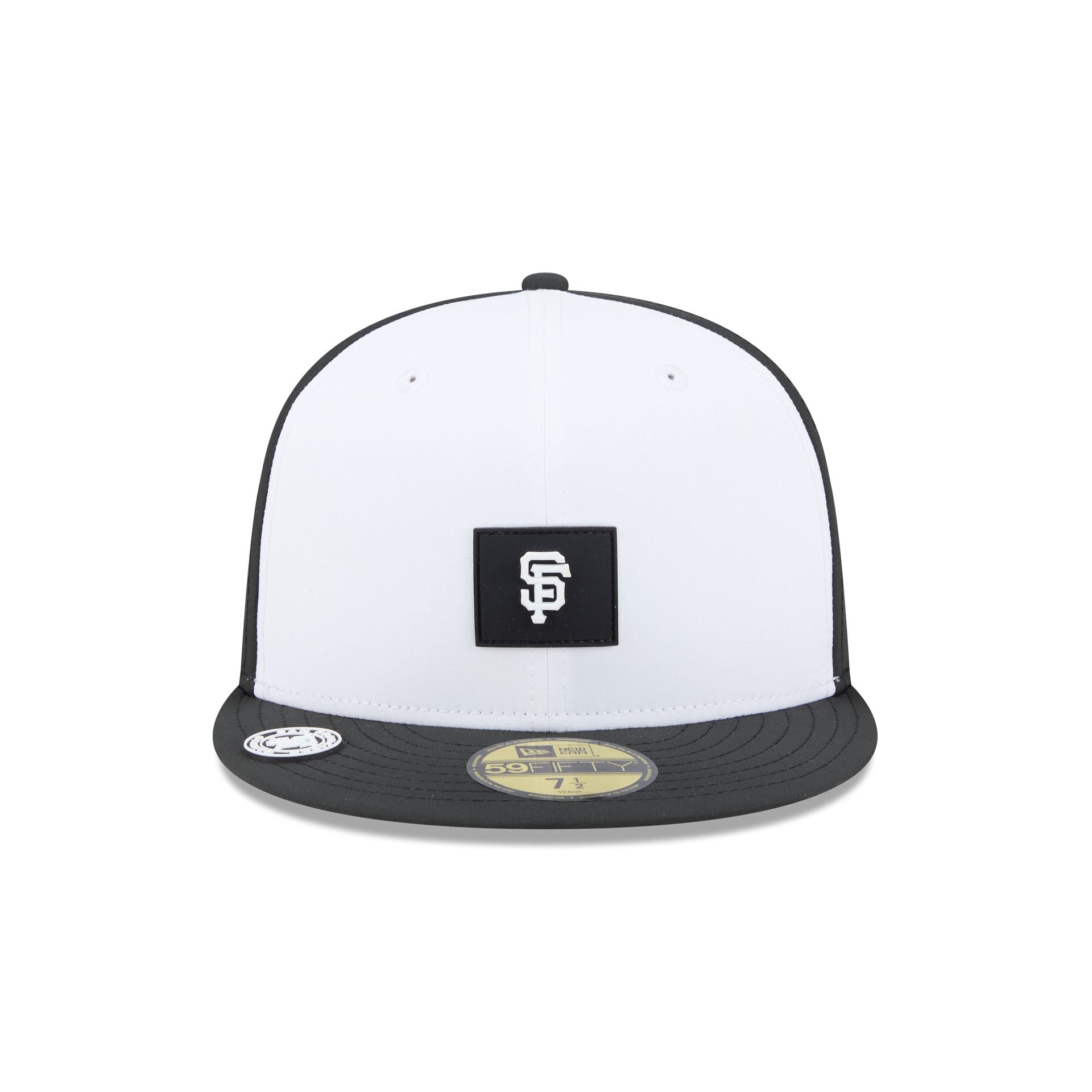Alternative view of San Francisco Giants 2026 Clubhouse Black & White 59Fifty Fitted Hat