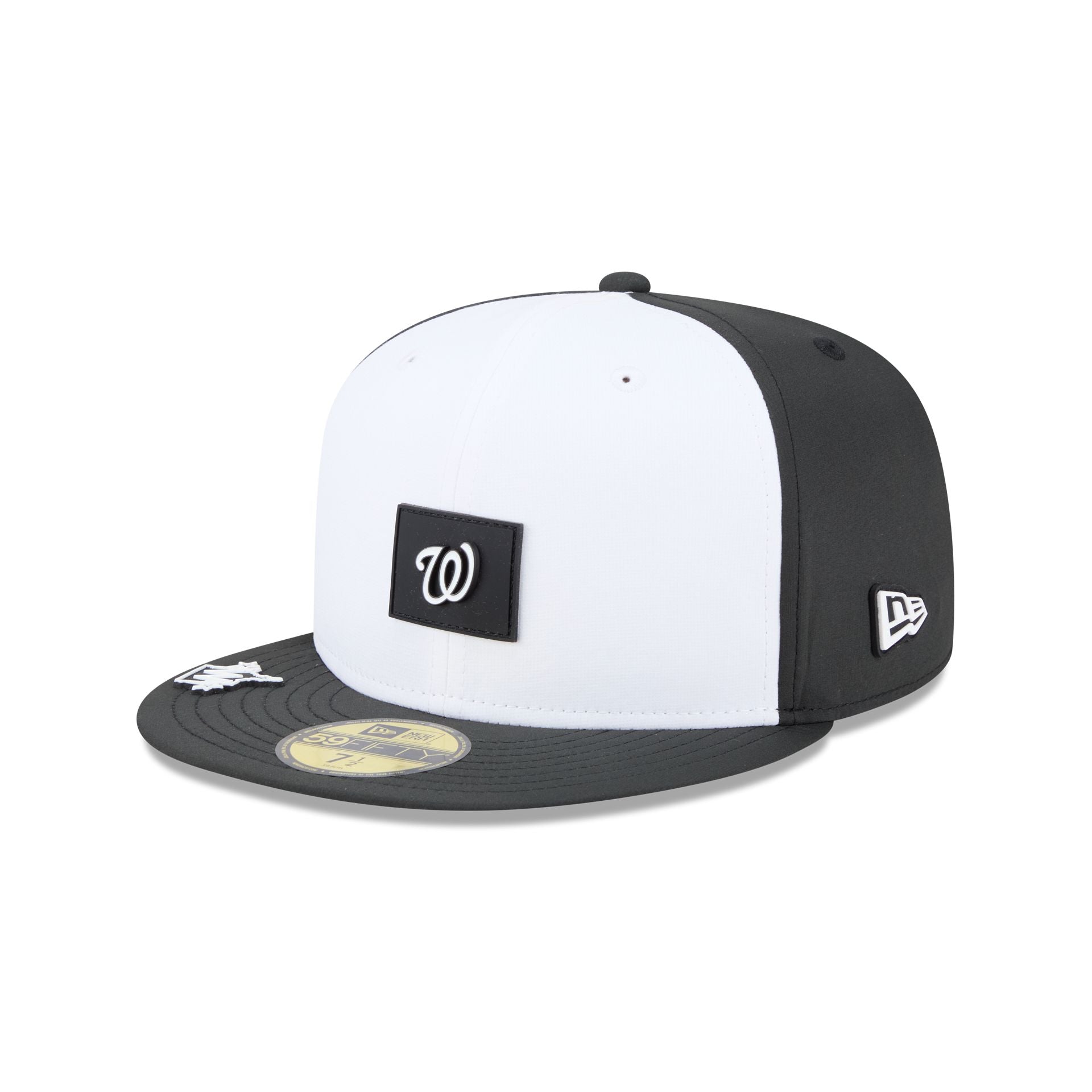Washington Nationals 2026 Clubhouse Black & White 59Fifty Fitted Hat - Image 3
