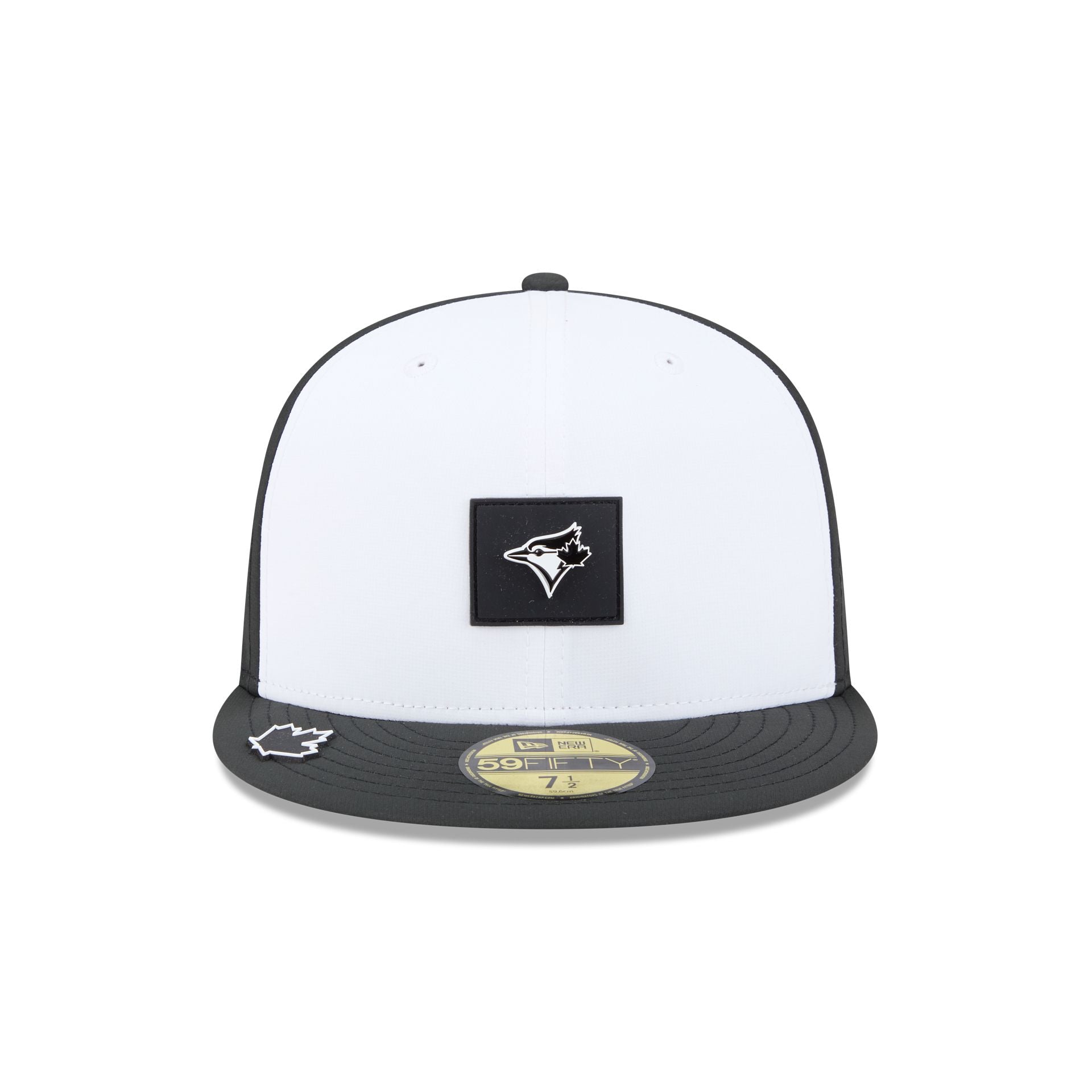 Alternative view of Toronto Blue Jays 2026 Clubhouse Black & White 59Fifty Fitted Hat