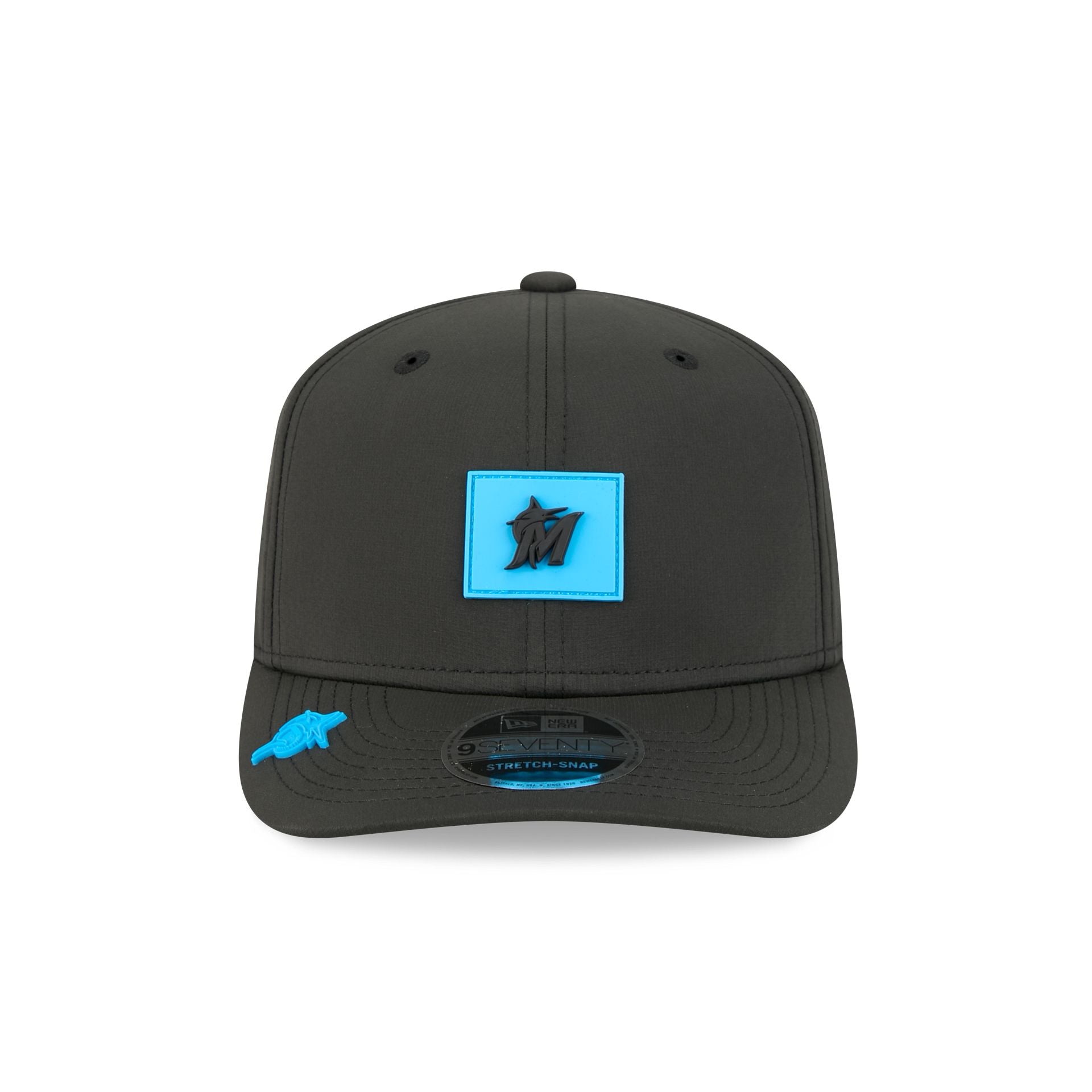 Alternative view of Miami Marlins 2026 Clubhouse 9Seventy Stretch-Snap Hat