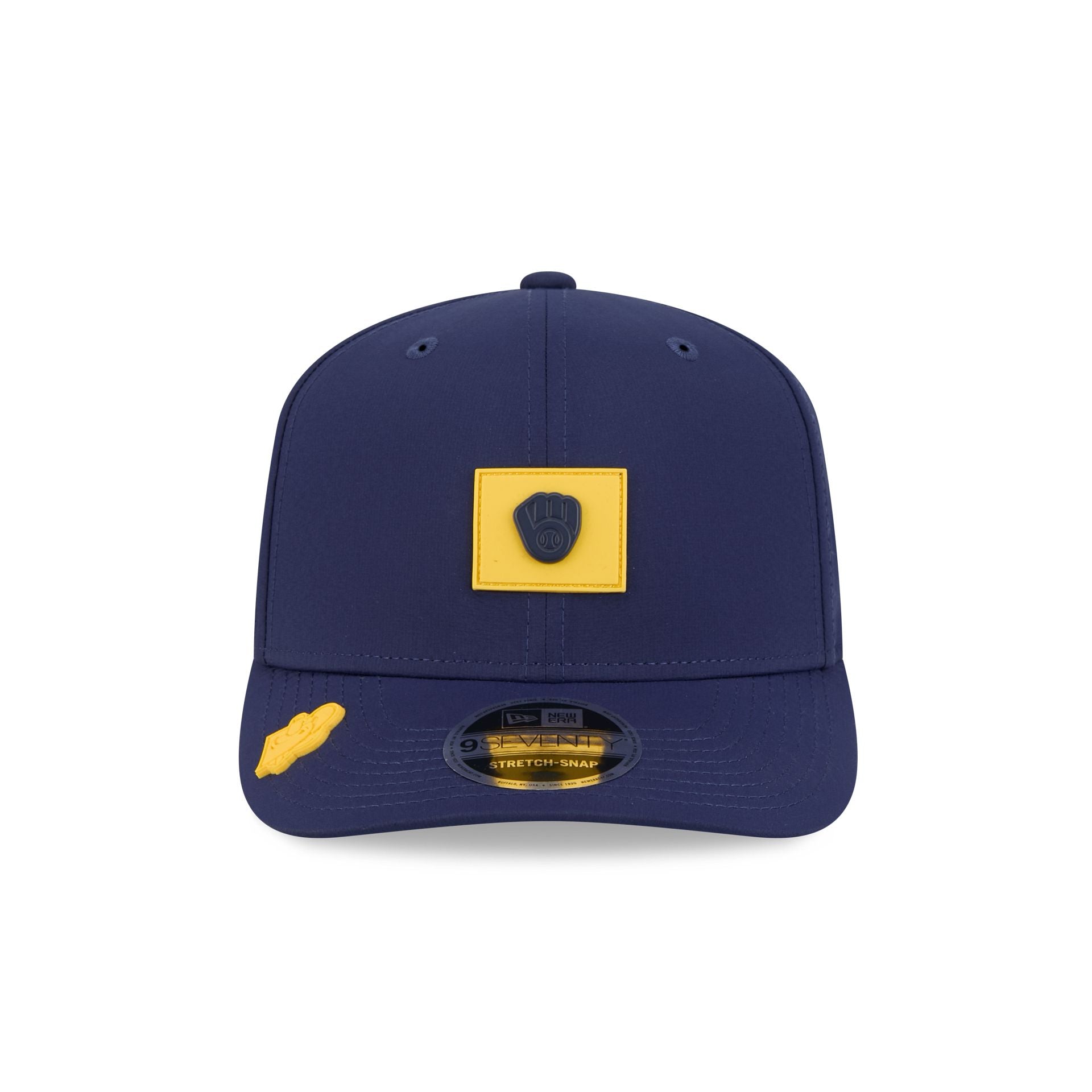 Alternative view of Milwaukee Brewers 2026 Clubhouse 9Seventy Stretch-Snap Hat