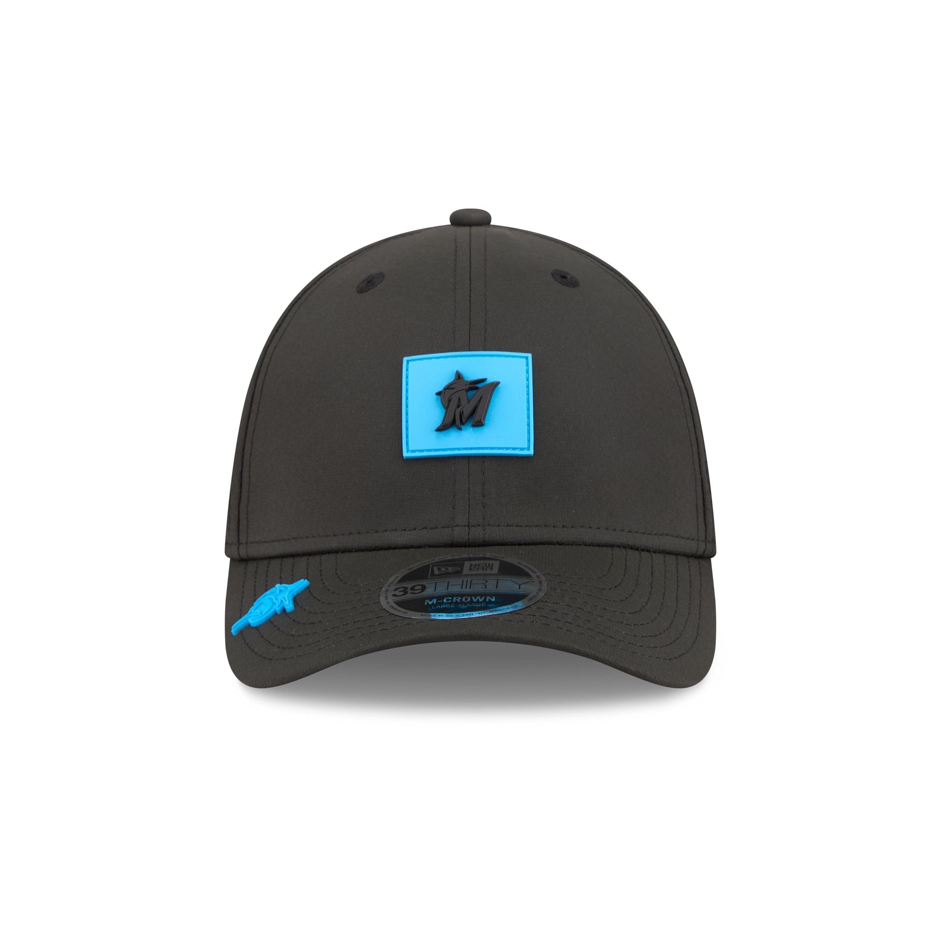 Alternative view of Miami Marlins 2026 Clubhouse 39Thirty M-Crown Stretch Fit Hat