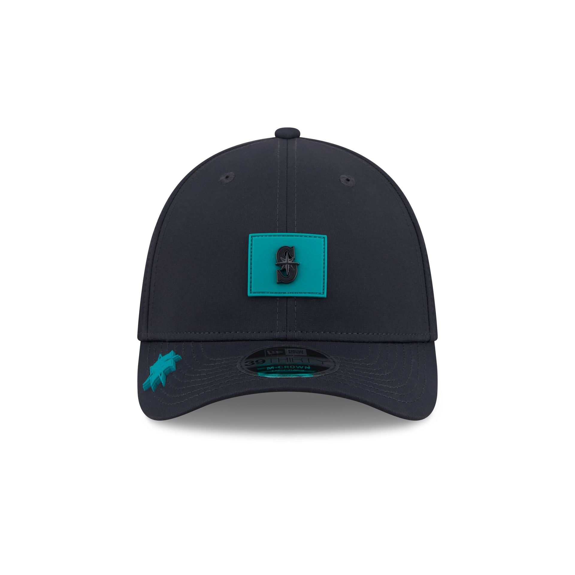 Alternative view of Seattle Mariners 2026 Clubhouse 39Thirty M-Crown Stretch Fit Hat