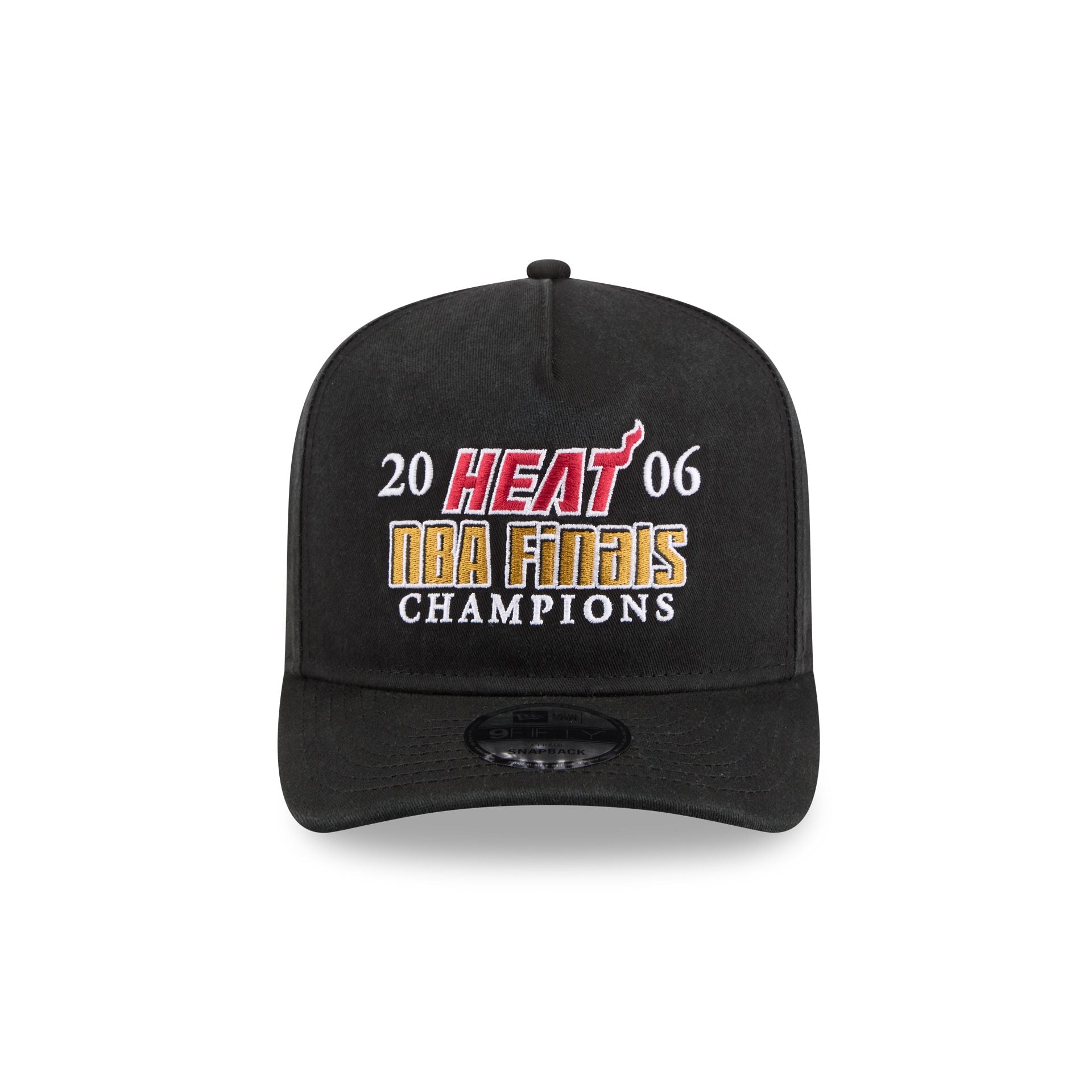 Alternative view of Miami Heat Historic Win 9Fifty A-Frame Snapback Hat
