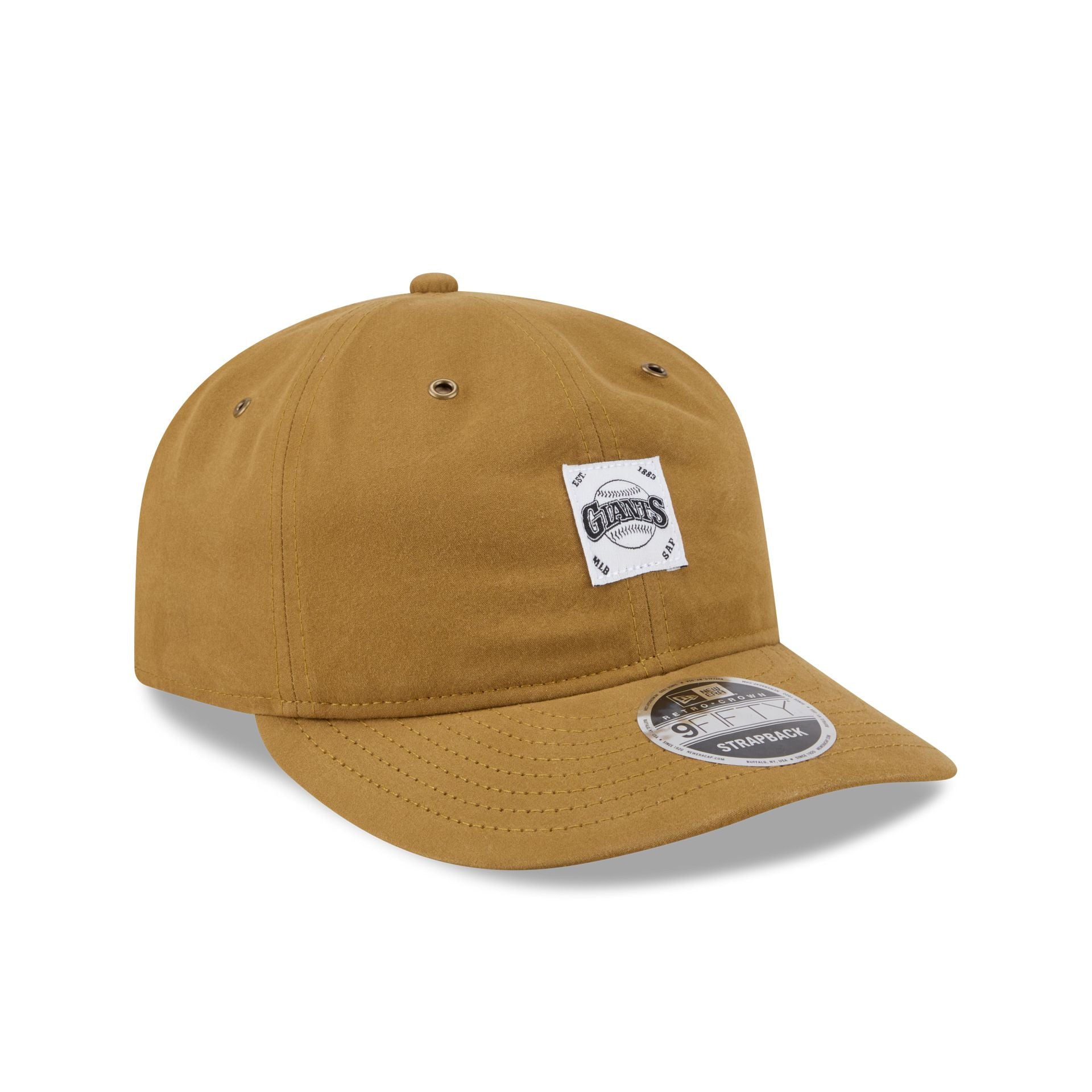 San Francisco Giants Brushed Brown Nylon Retro Crown 9Fifty Adjustable Hat - Image 3
