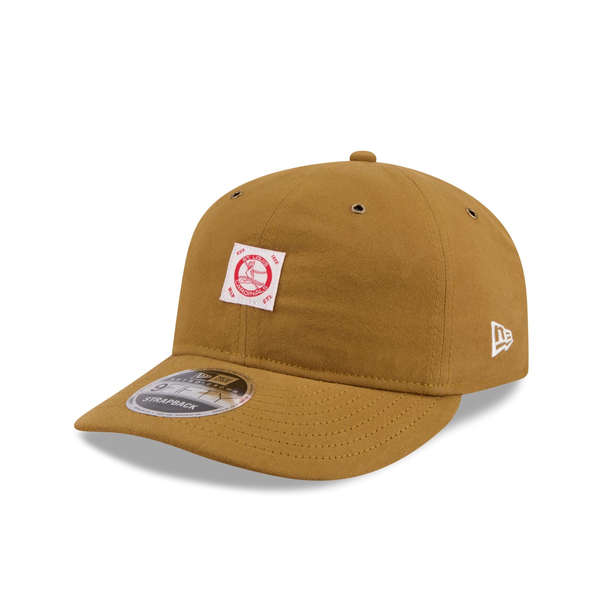 St. Louis Cardinals Brushed Brown Nylon Retro Crown 9Fifty Adjustable Hat