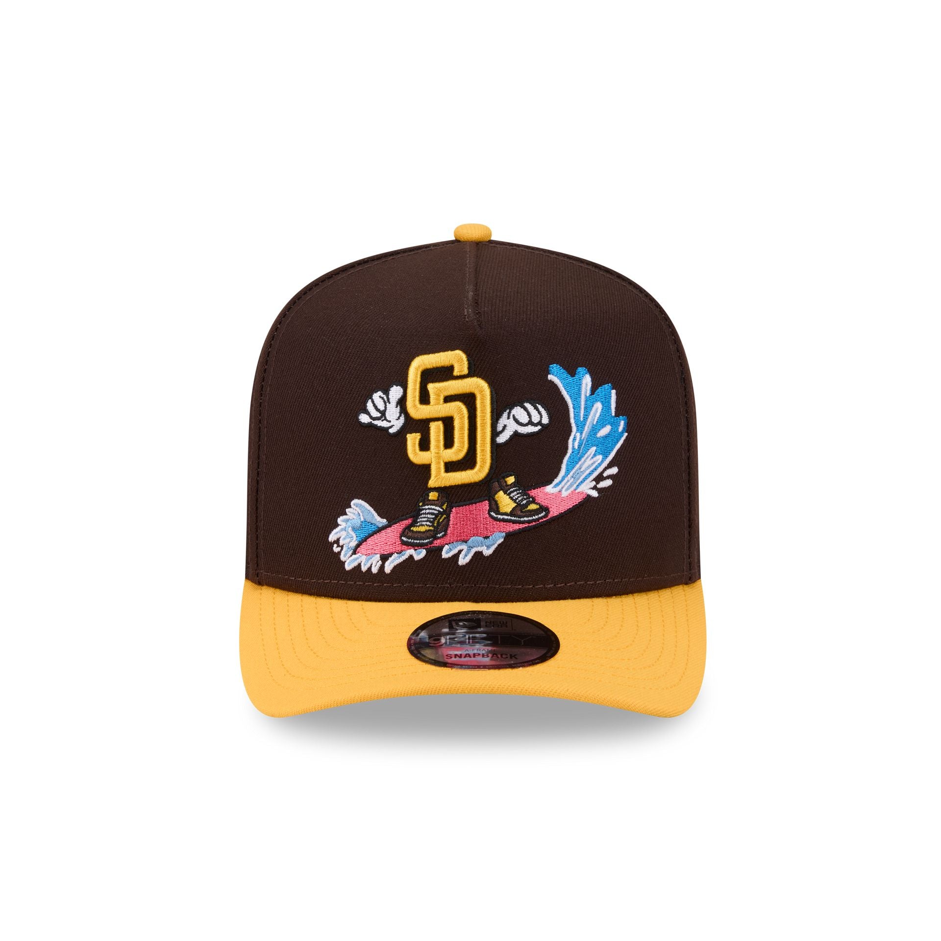 Alternative view of San Diego Padres Cartoon 9Fifty A-Frame Snapback Hat