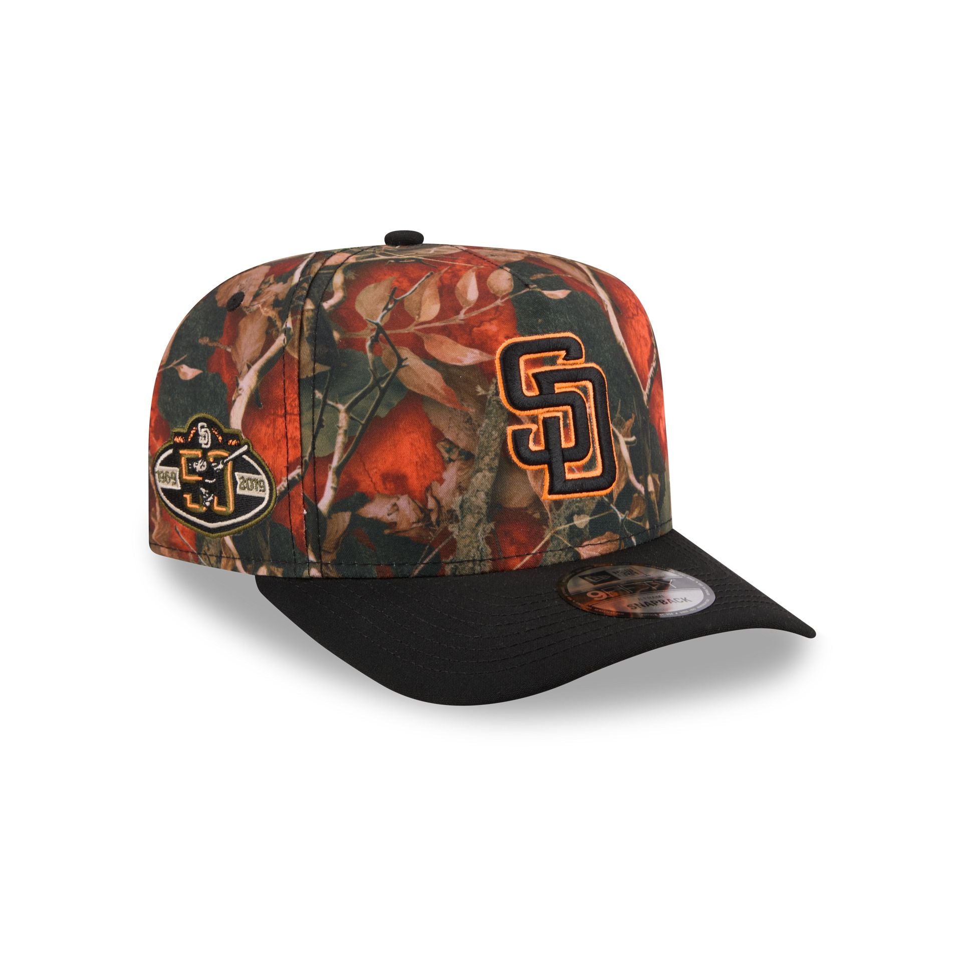 San Diego Padres Amber Leaves 9Fifty A-Frame Snapback Hat