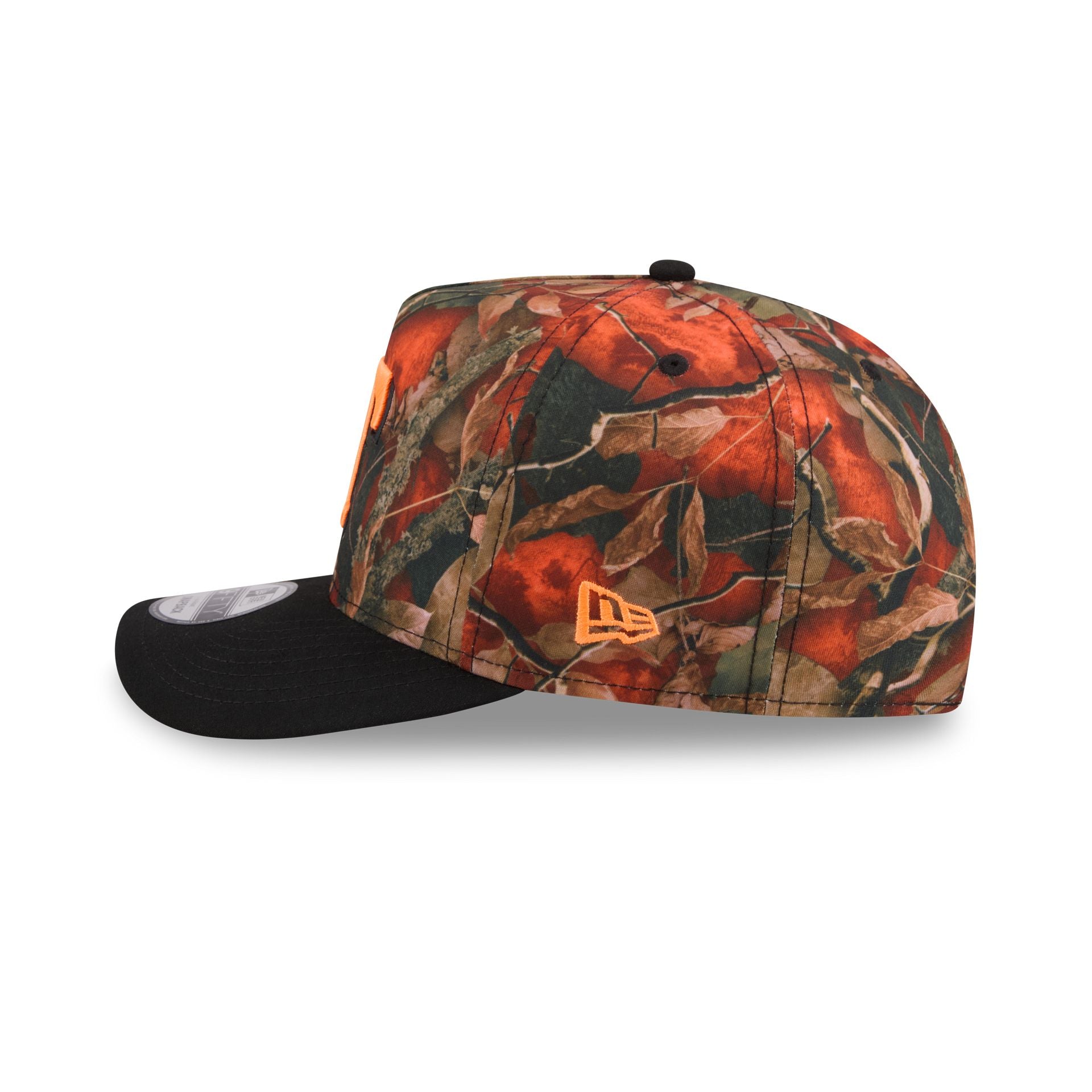Texas Rangers Amber Leaves 9Fifty A-Frame Snapback Hat - Image 5