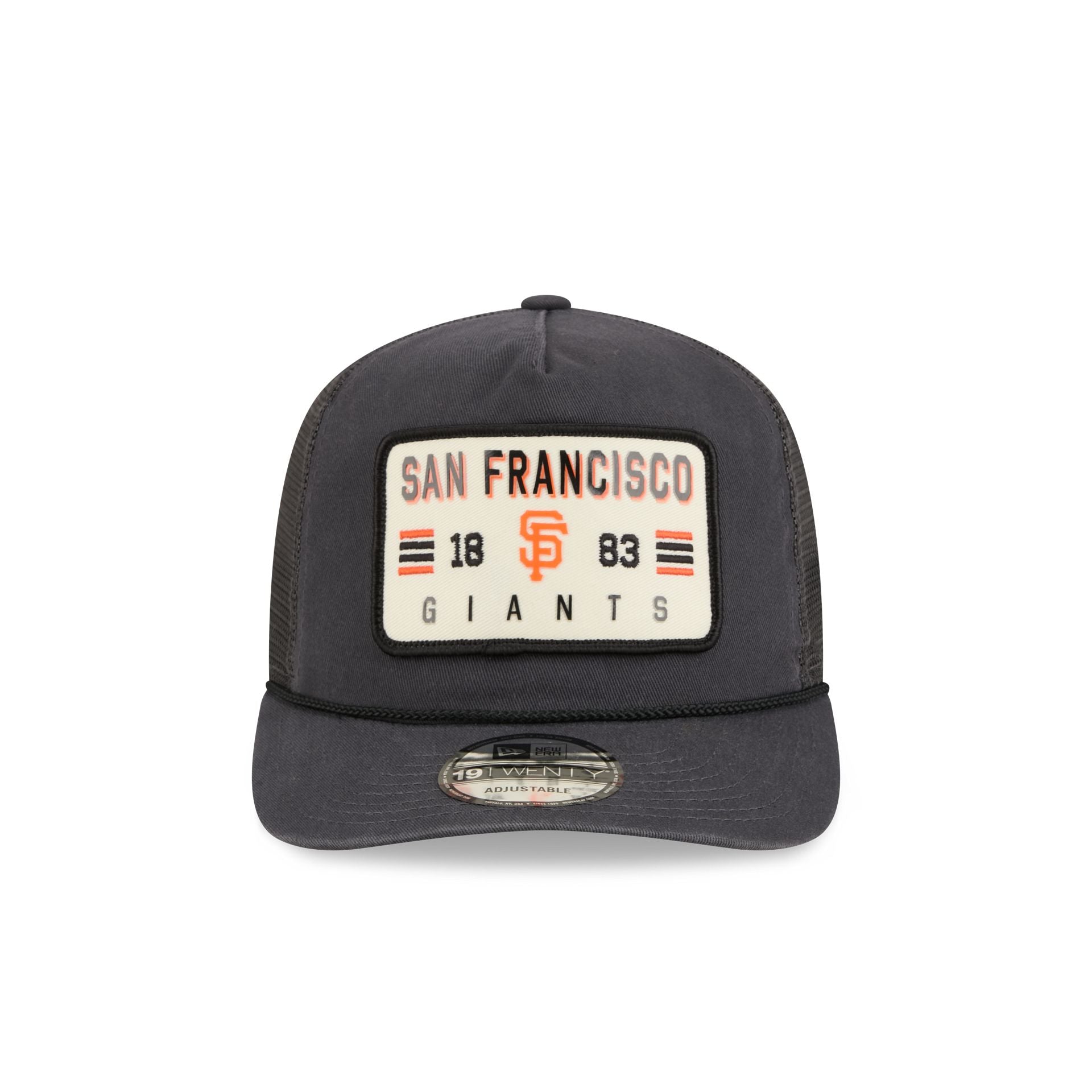Alternative view of San Francisco Giants Washed Graphite 19Twenty Trucker Hat