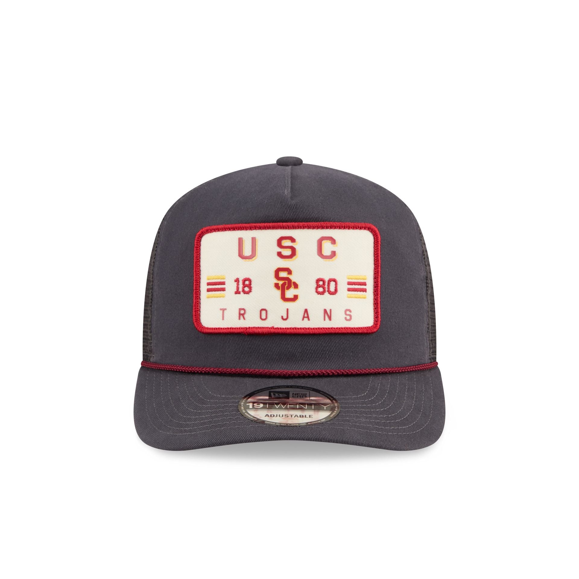 Alternative view of Usc Trojans Washed Graphite 19Twenty Trucker Hat