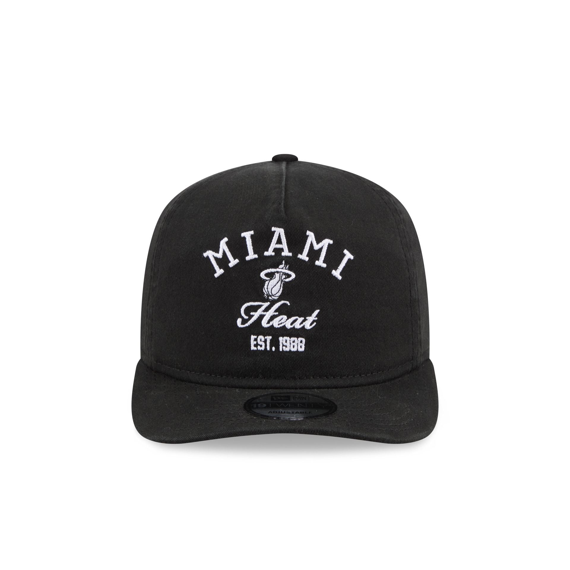 Alternative view of Miami Heat Stacked 19Twenty Adjustable Hat