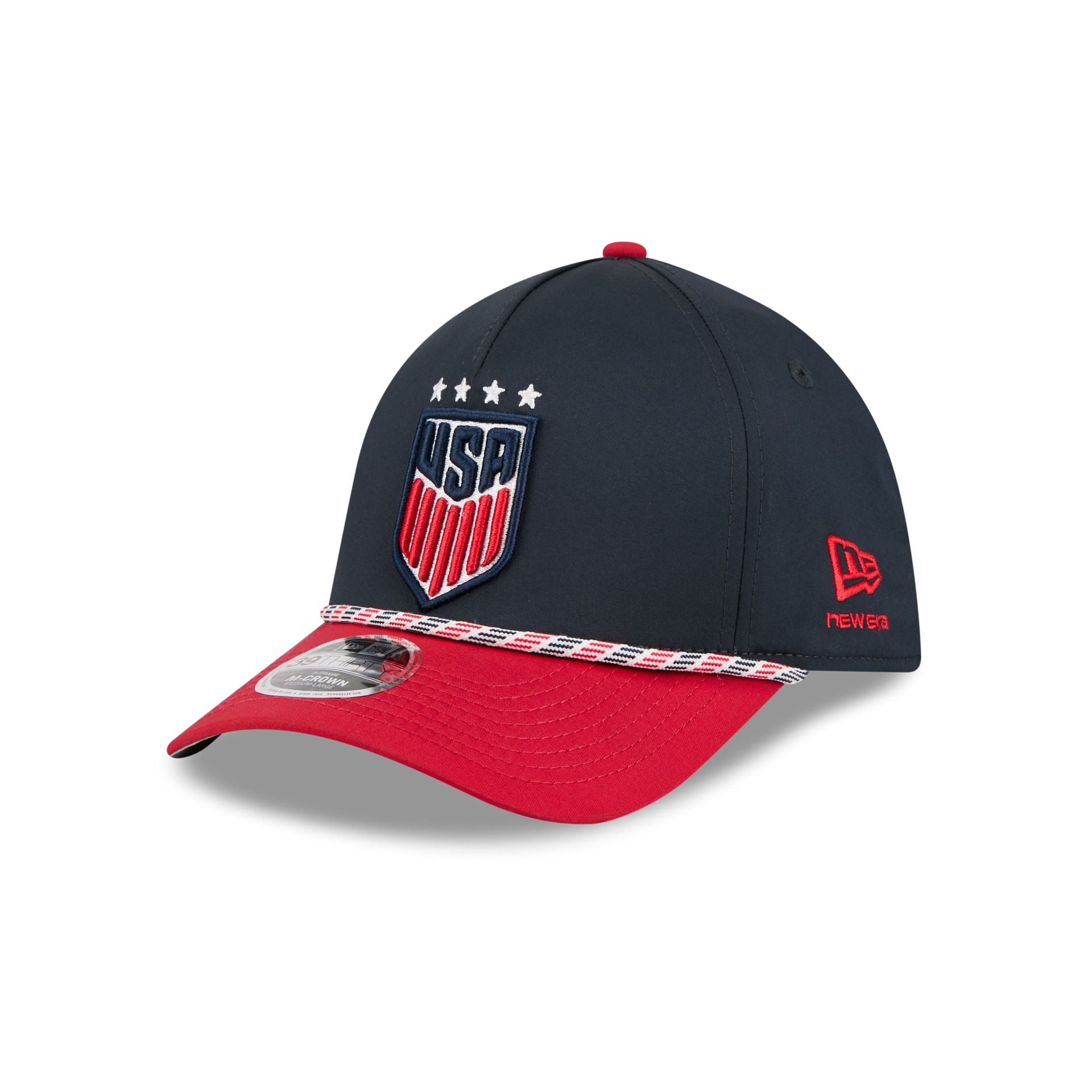 Us Soccer Women's National Team Rope 39Thirty M-Crown A-Frame Stretch Fit Hat