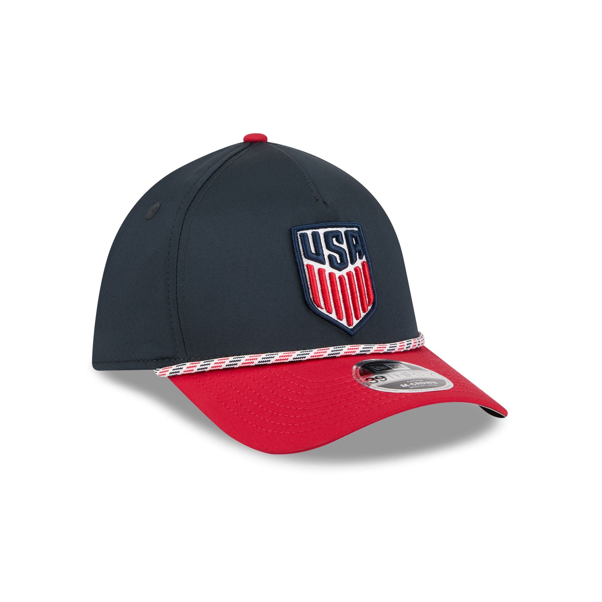 Alternative view of Us Soccer Men's National Team Rope 39Thirty M-Crown A-Frame Stretch Fit Hat