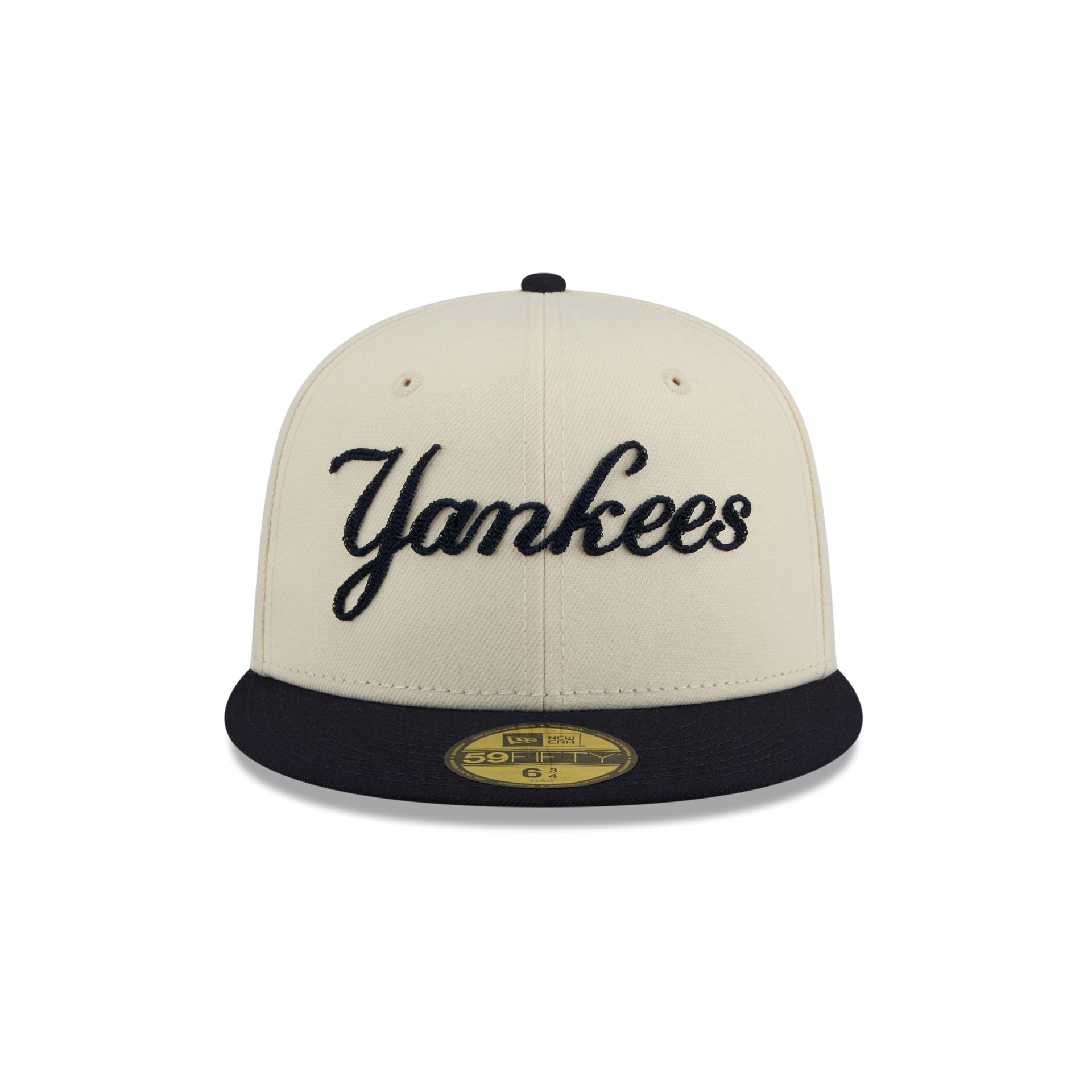 Alternative view of New York Yankees Two Tone Stitch 59Fifty Fitted Hat