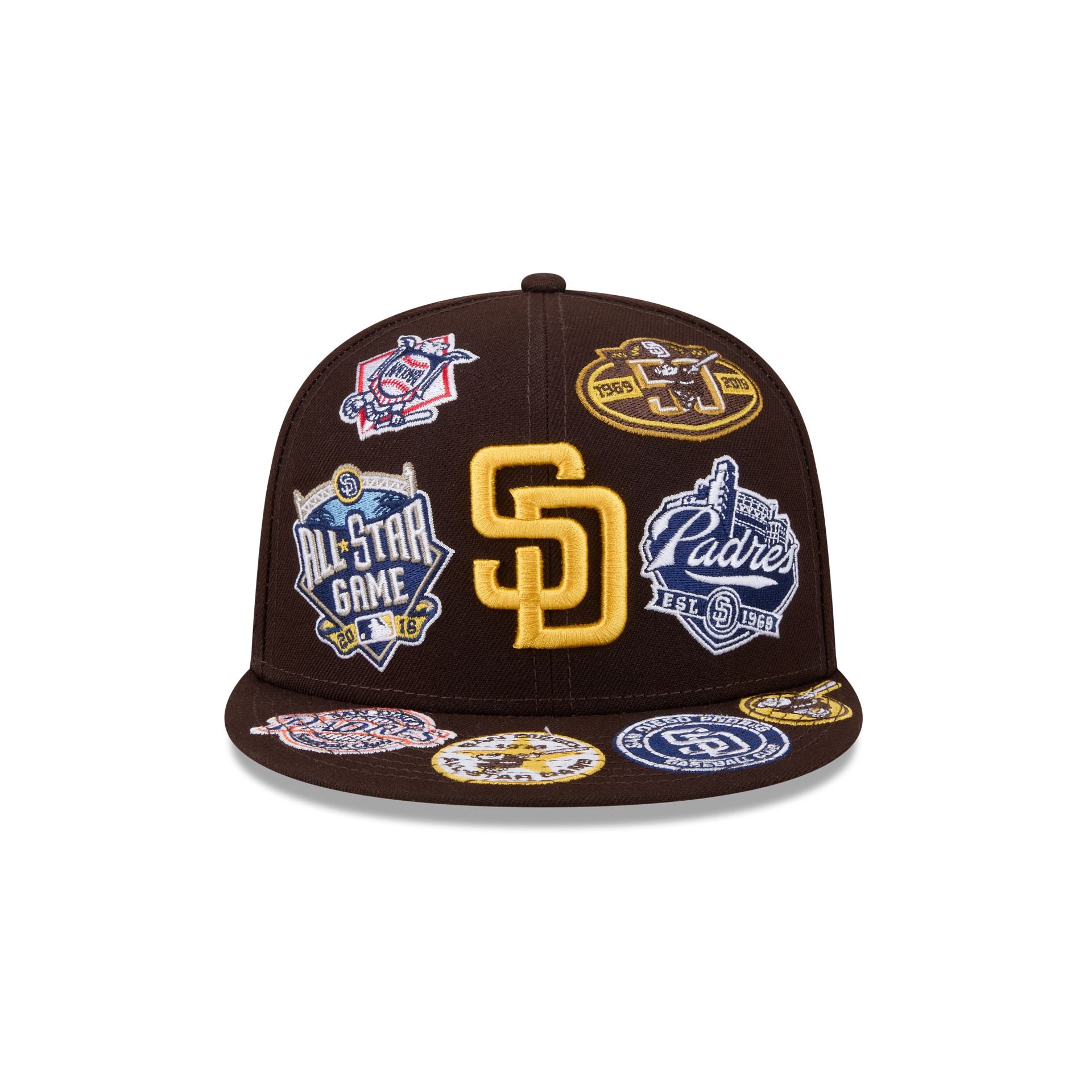 Alternative view of San Diego Padres All Over 59Fifty Fitted Hat
