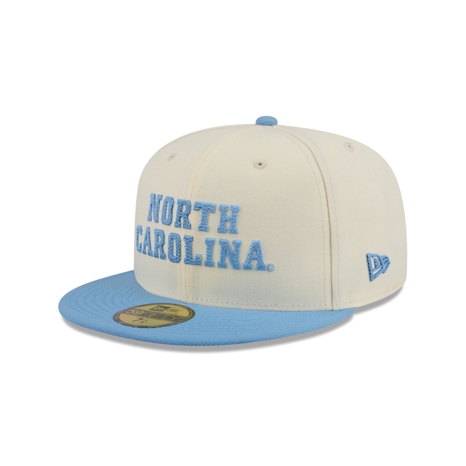North Carolina Tar Heels Two Tone Stitch 59Fifty Fitted Hat