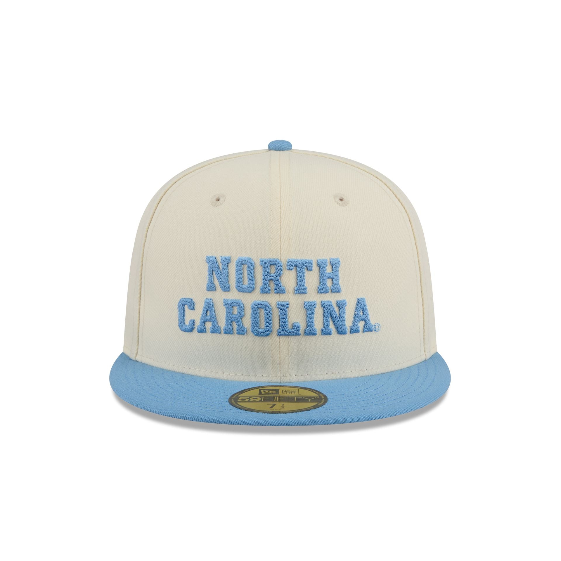 Alternative view of North Carolina Tar Heels Two Tone Stitch 59Fifty Fitted Hat