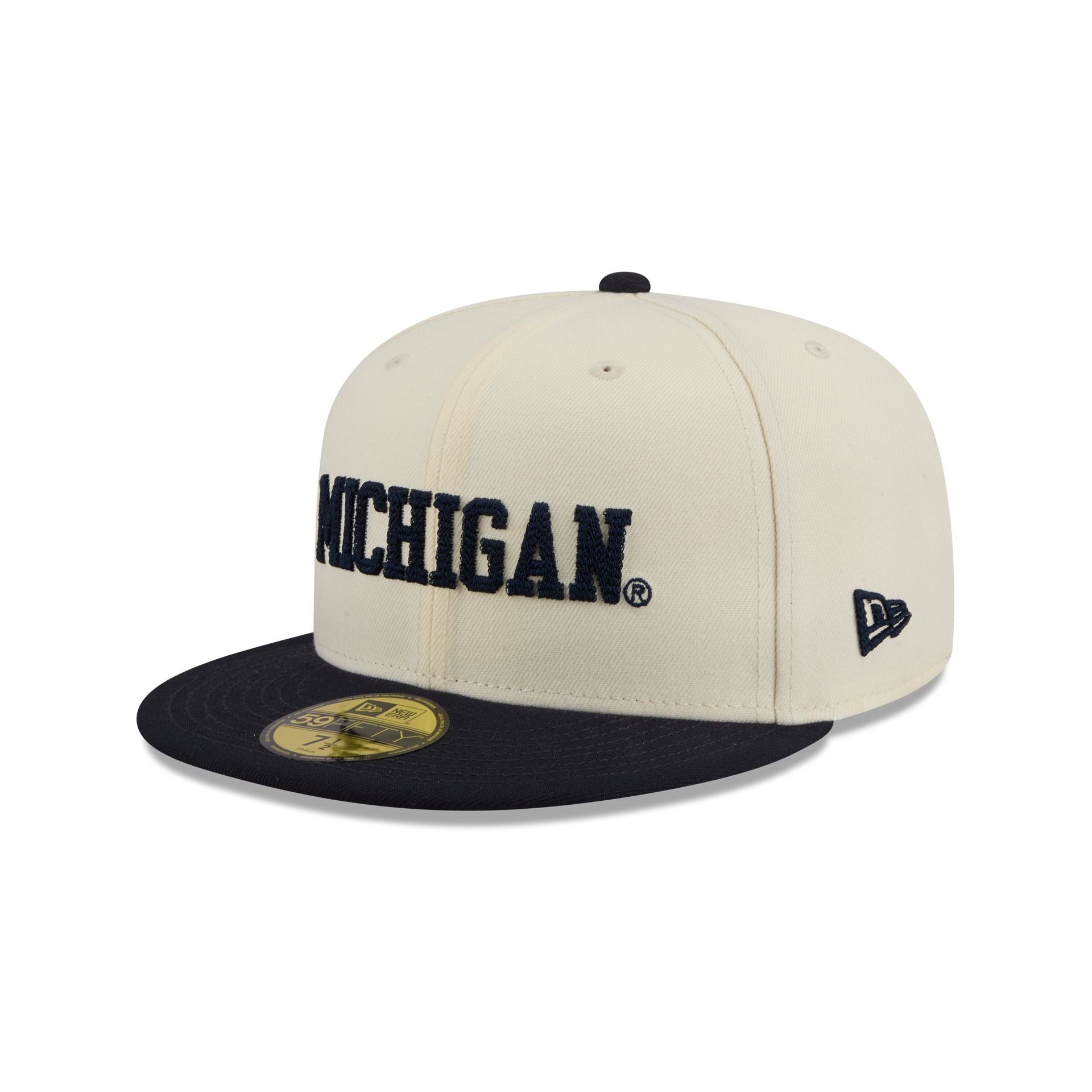Michigan Wolverines Two Tone Stitch 59Fifty Fitted Hat