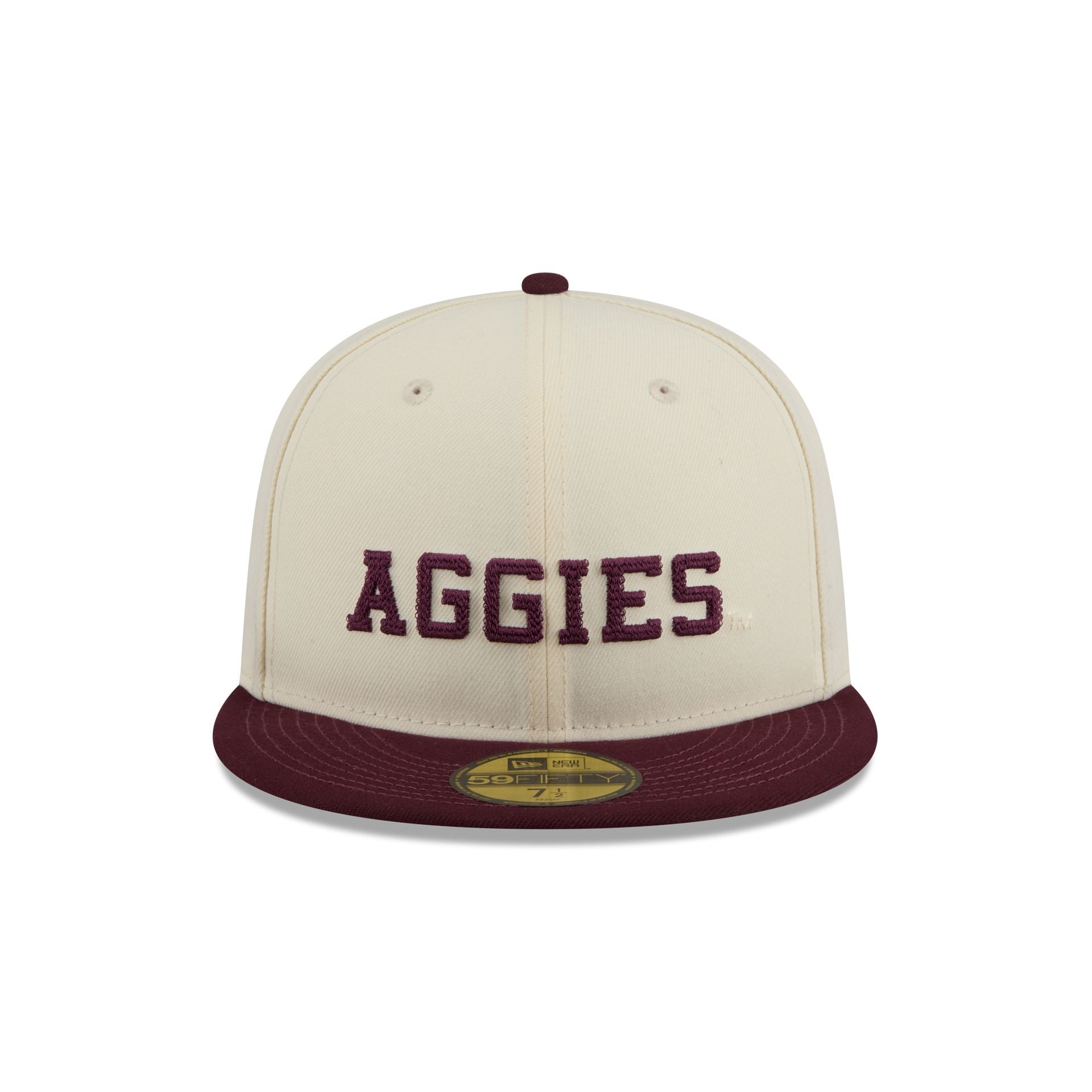 Alternative view of Texas A&M Aggies Two Tone Stitch 59Fifty Fitted Hat
