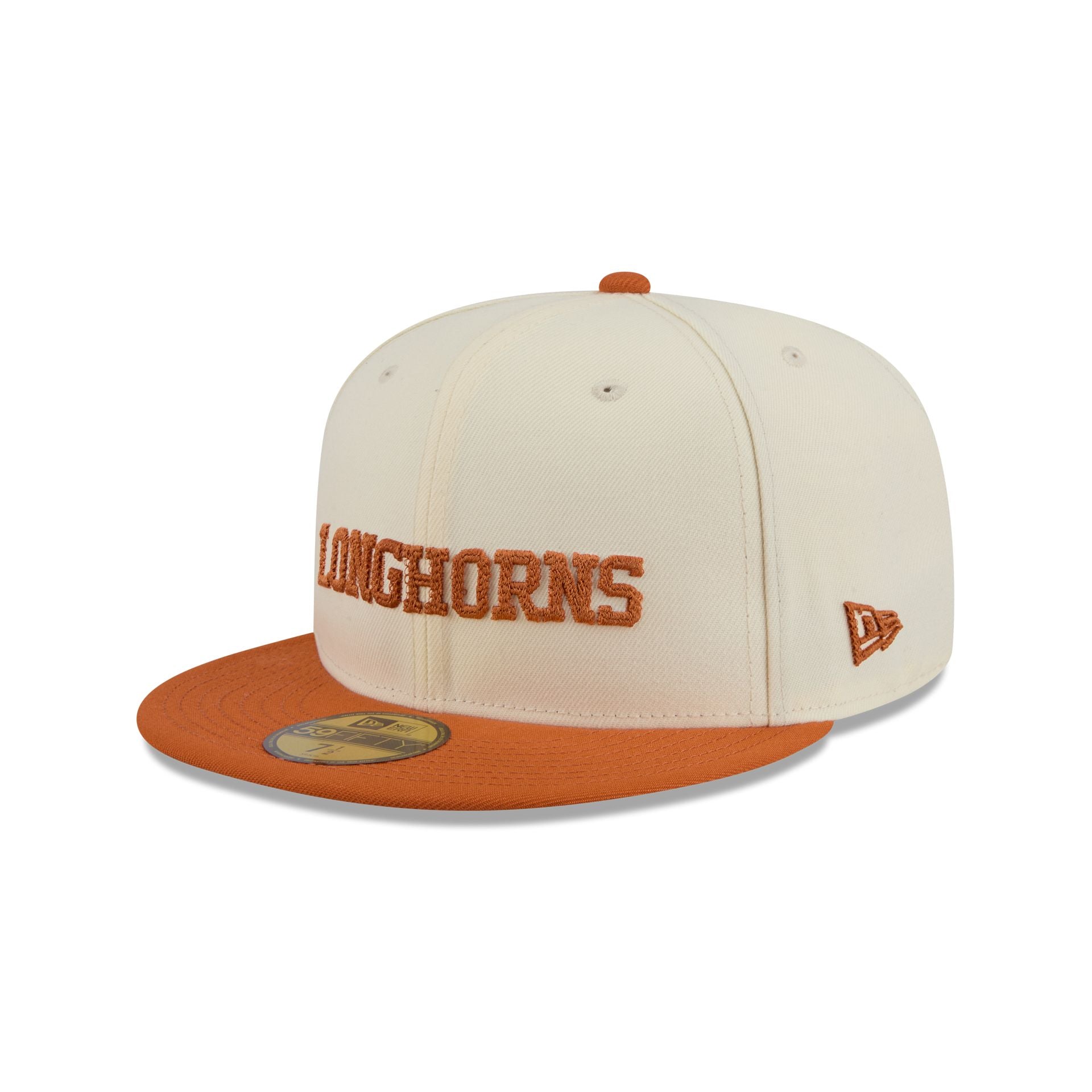 Texas Longhorns Two Tone Stitch 59Fifty Fitted Hat
