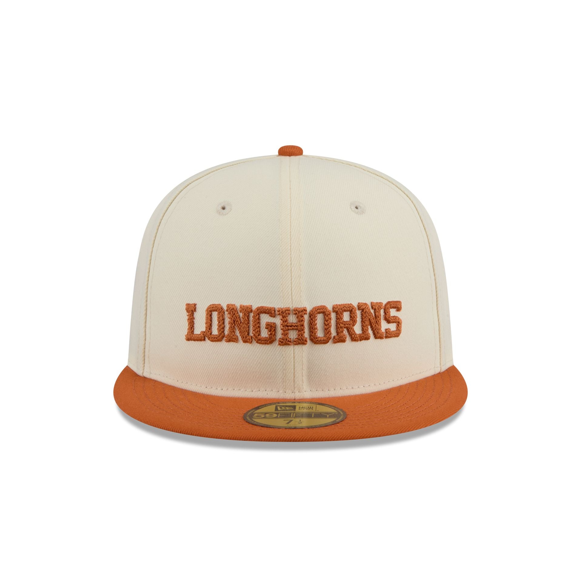 Alternative view of Texas Longhorns Two Tone Stitch 59Fifty Fitted Hat