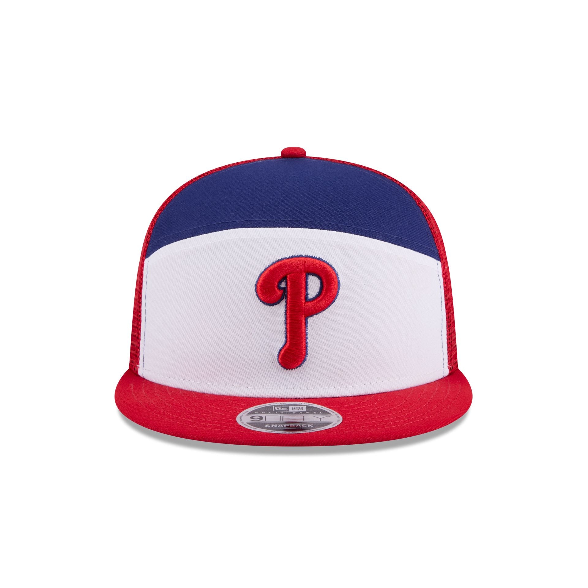 Alternative view of Philadelphia Phillies Block Split Panel 9Fifty Trucker Hat