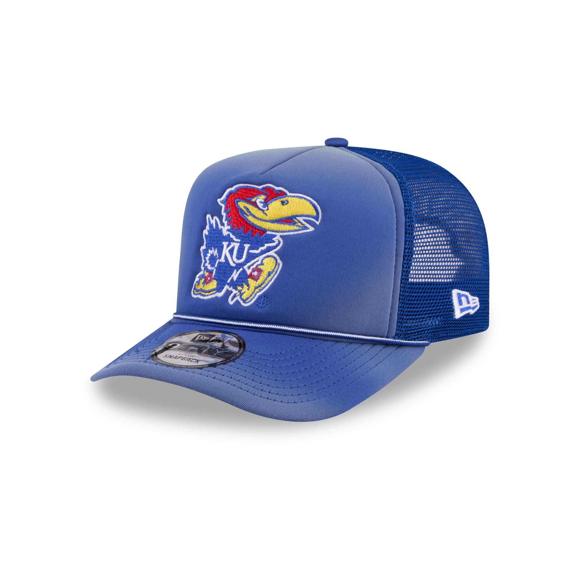 Kansas Jayhawks Worn 9Fifty A-Frame Trucker Hat
