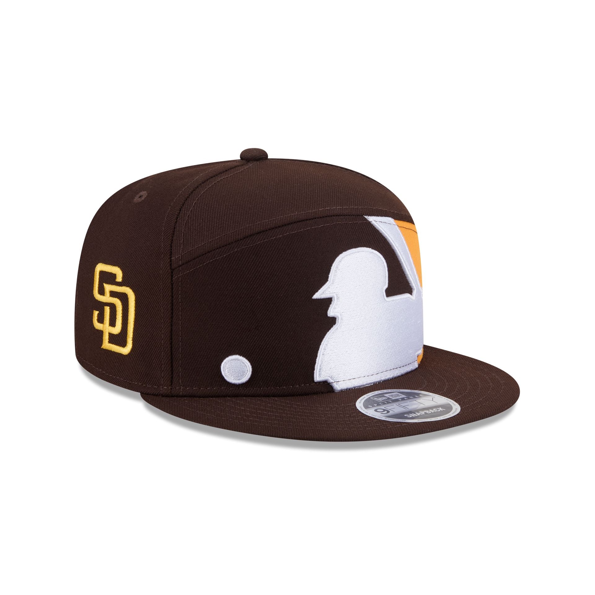 San Diego Padres Batter Split Panel 9Fifty Snapback Hat