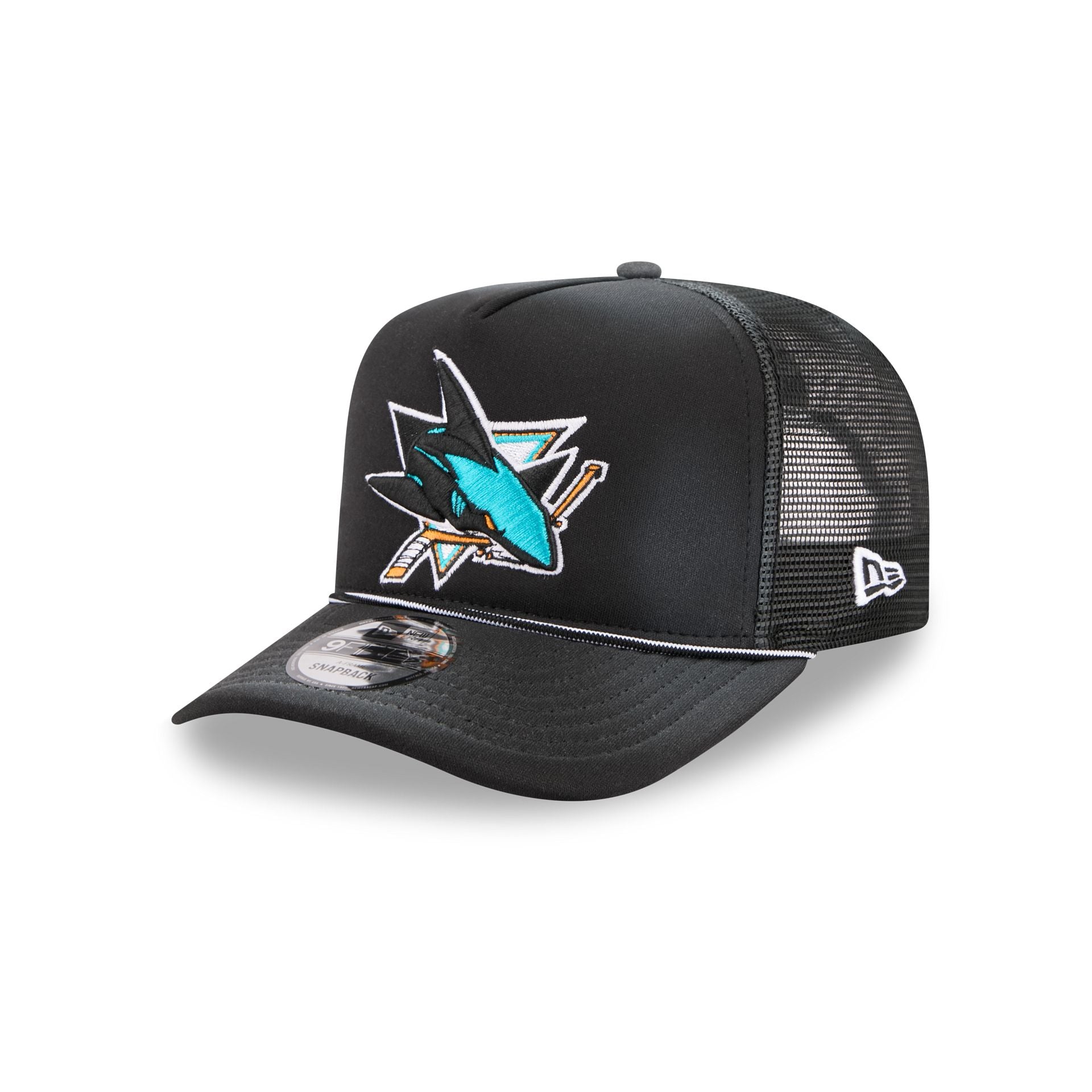 San Jose Sharks Worn 9Fifty A-Frame Trucker Hat