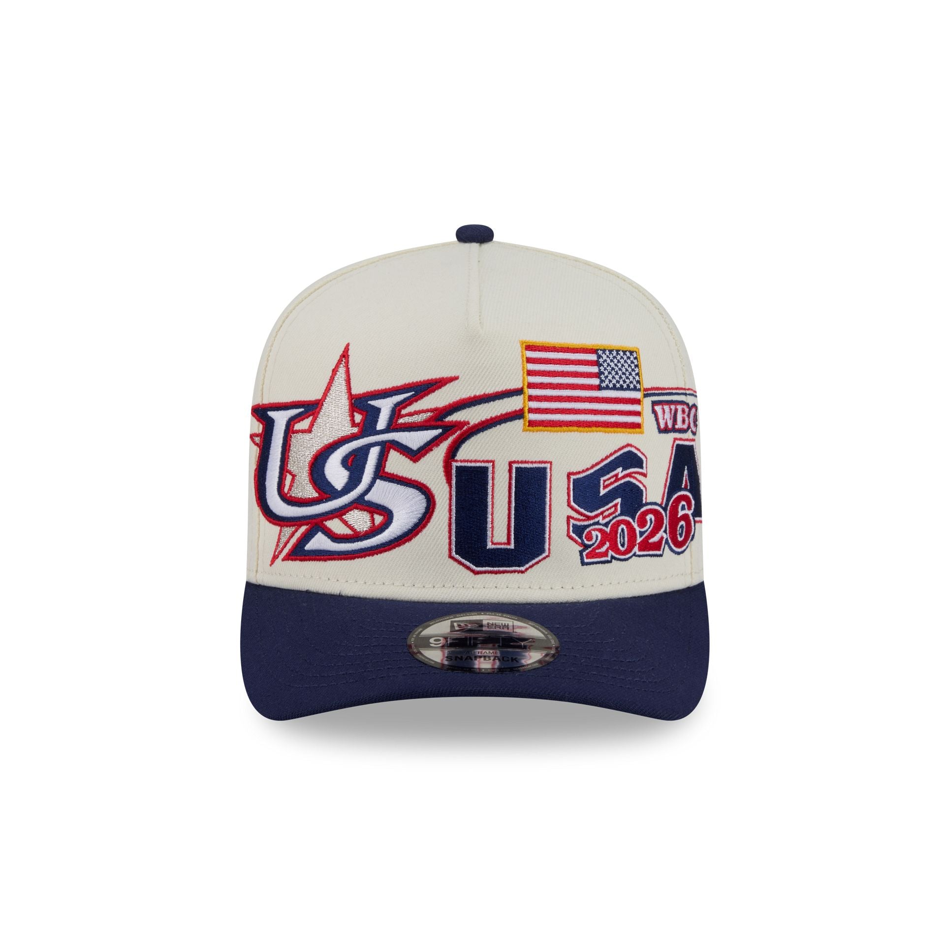 Alternative view of Usa Chrome White Classic 9Fifty A-Frame Snapback Hat