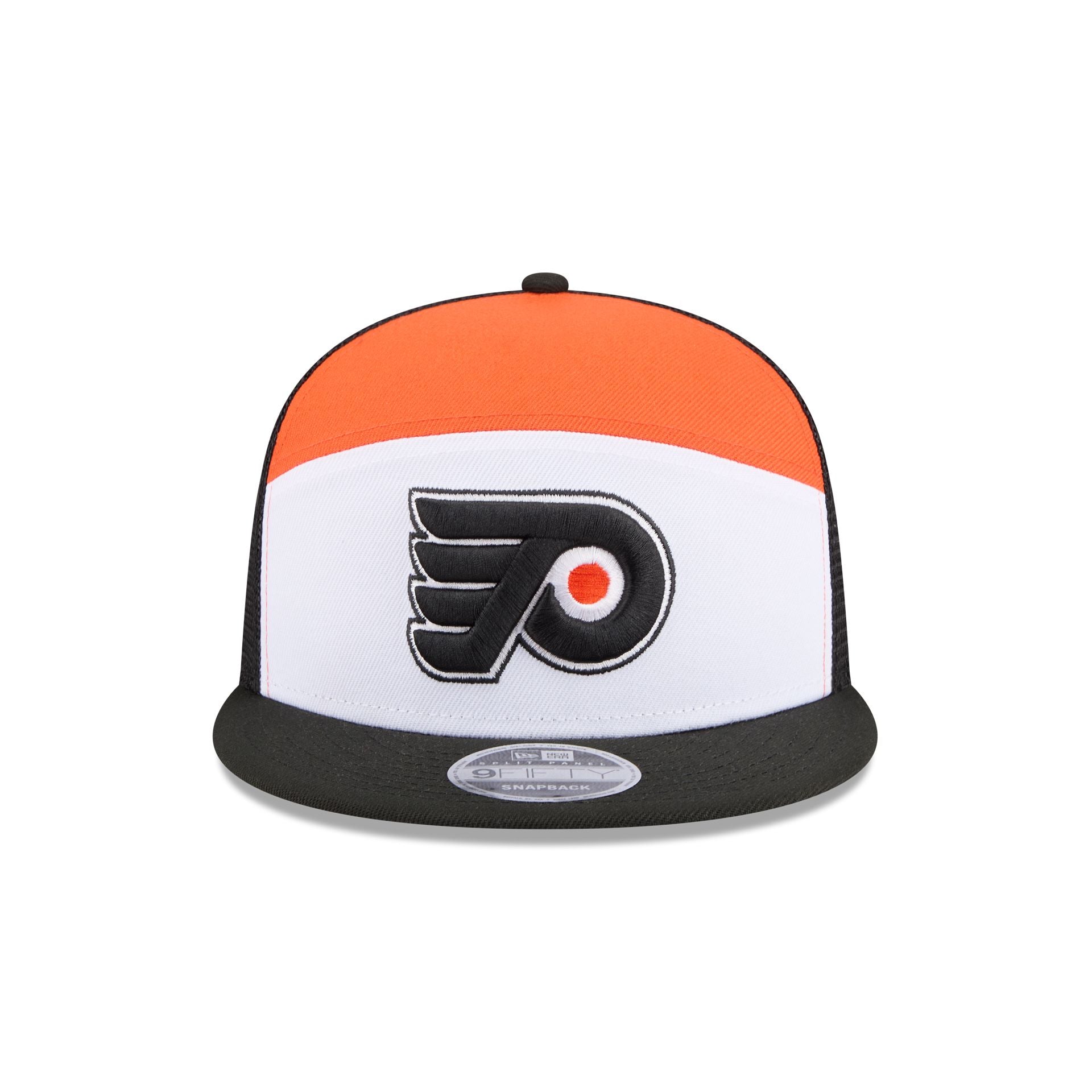 Alternative view of Philadelphia Flyers Block Split Panel 9Fifty Trucker Hat