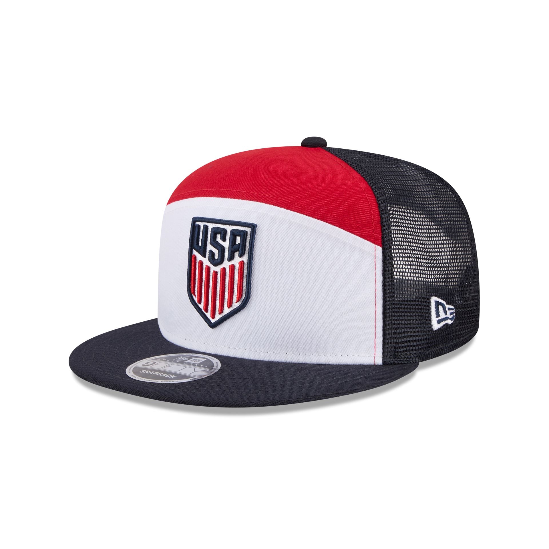 Us Soccer Men's National Team Block Split Panel 9Fifty Trucker Hat