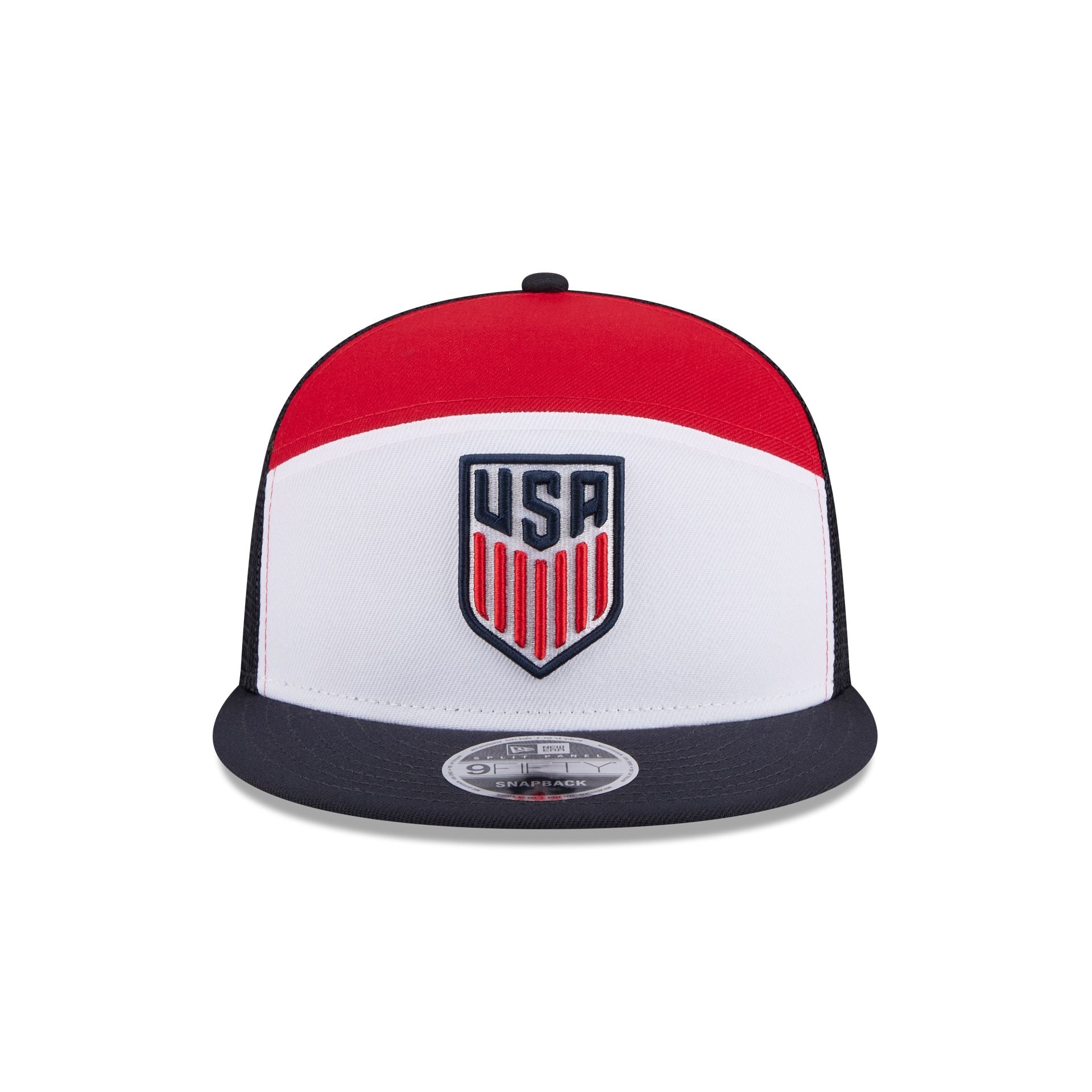 Alternative view of Us Soccer Men's National Team Block Split Panel 9Fifty Trucker Hat