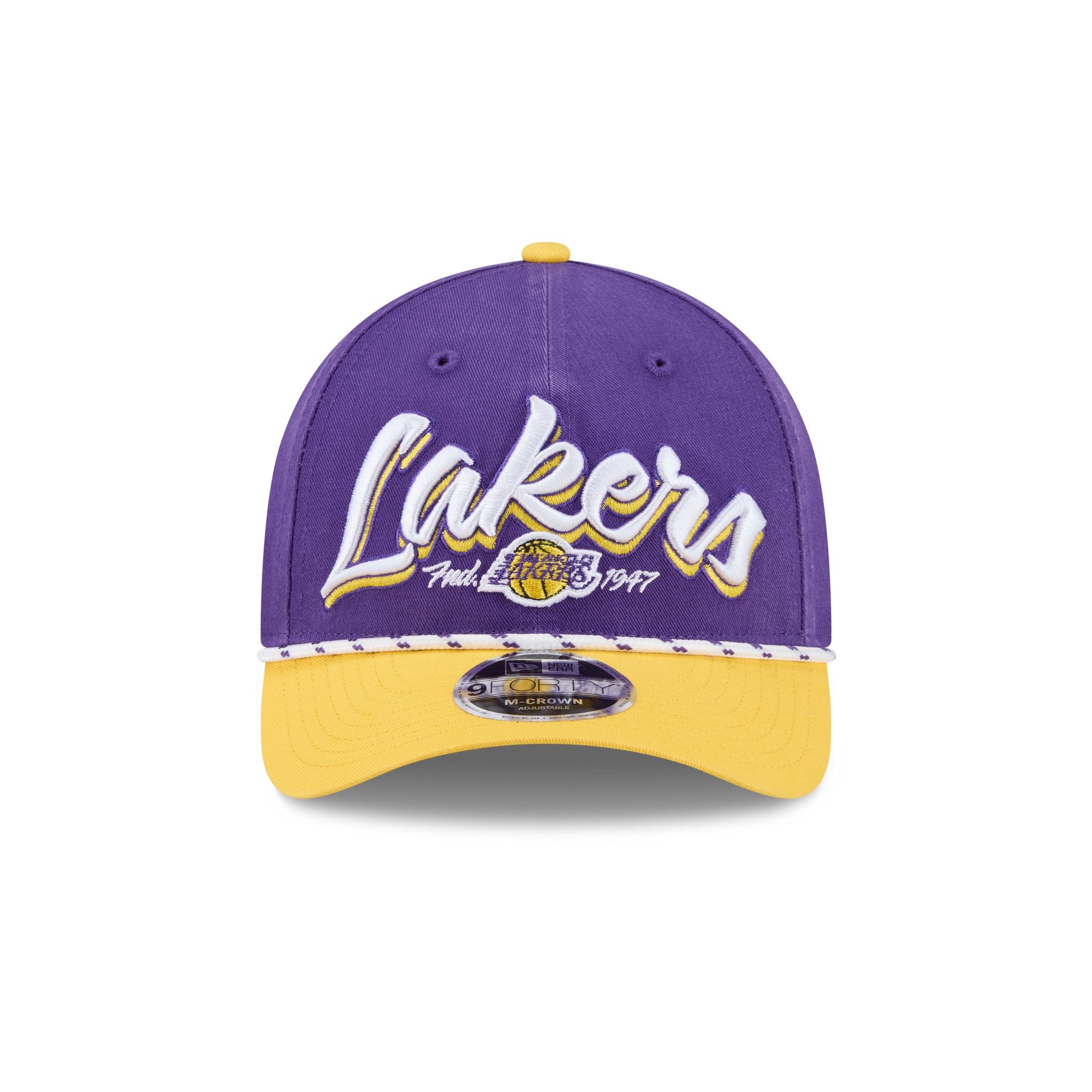 Alternative view of Los Angeles Lakers Team Loyal 9Forty M-Crown Snapback Hat