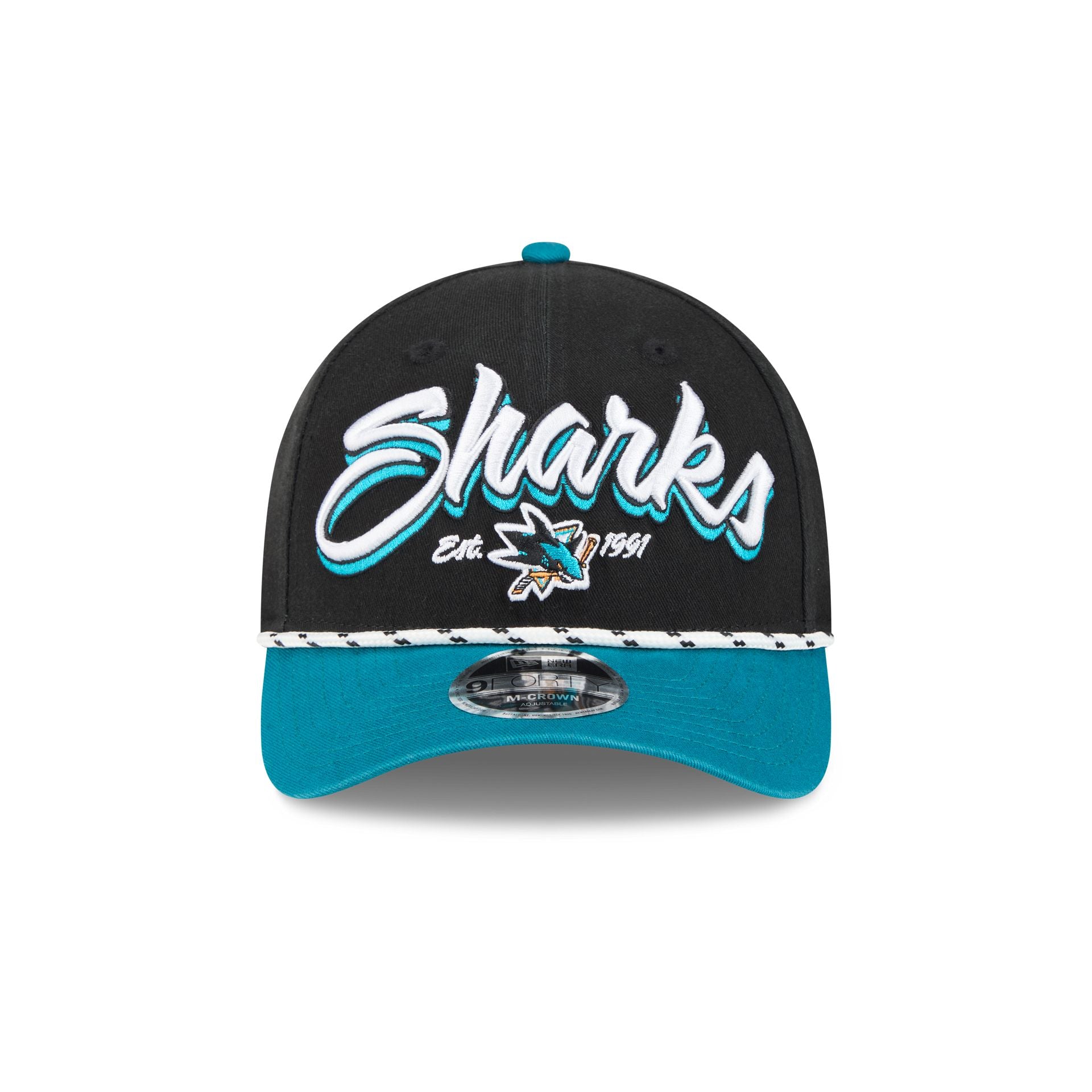 Alternative view of San Jose Sharks Team Loyal 9Forty M-Crown Snapback Hat