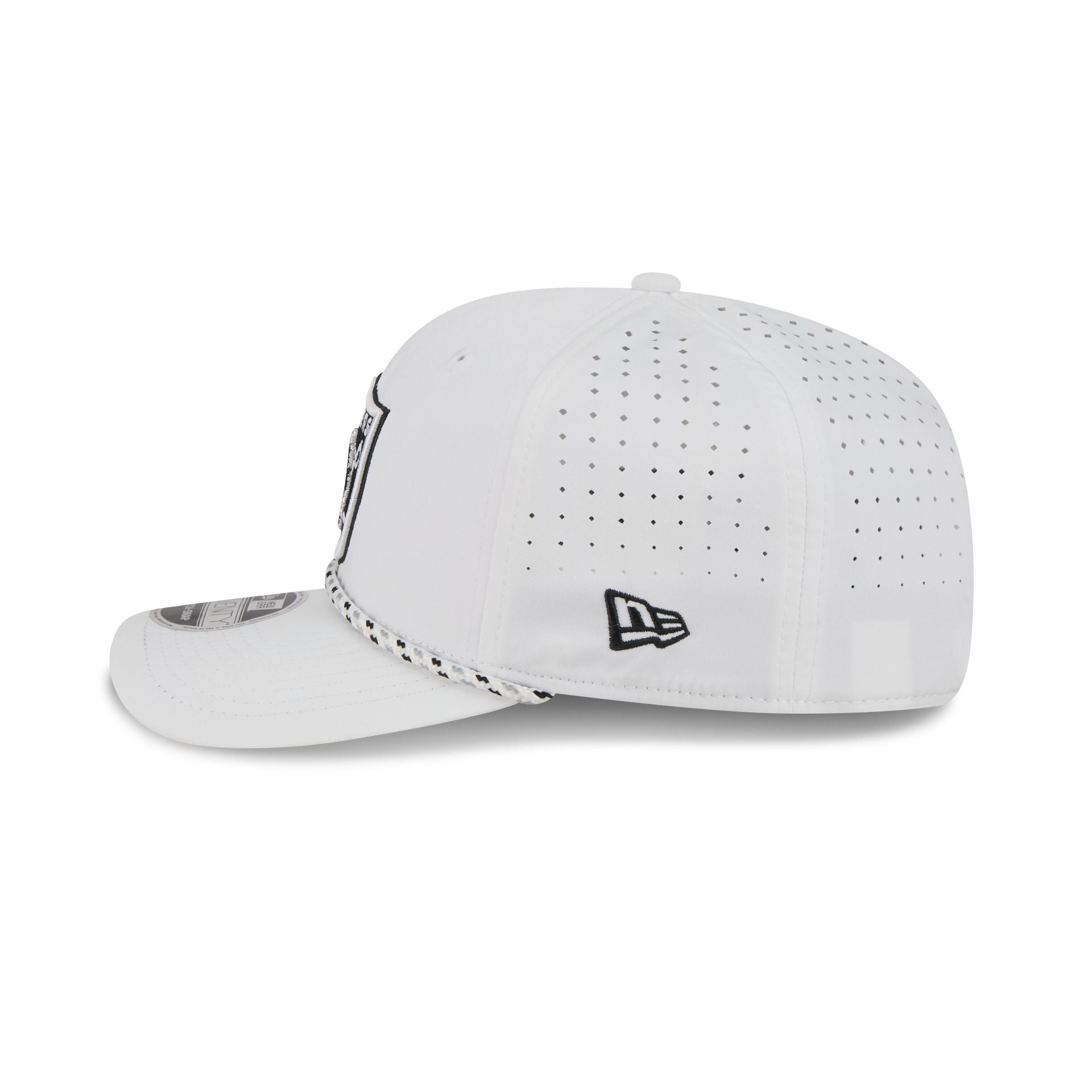 Las Vegas Raiders Optic White Performance Rope 9Seventy Stretch-Snap Hat - Image 4