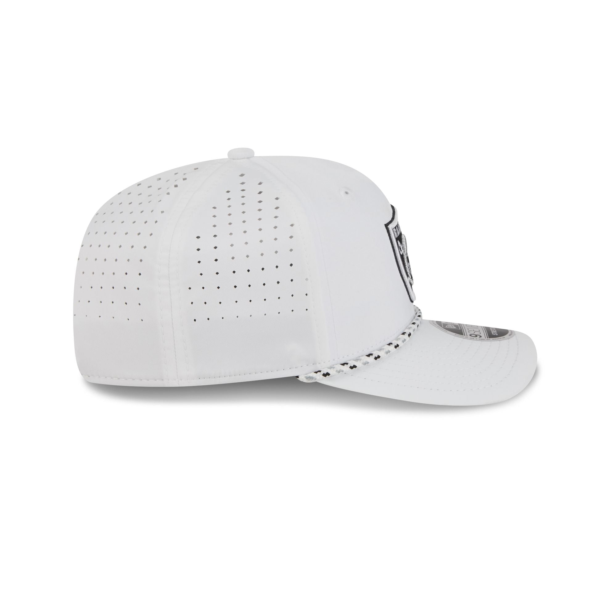 Las Vegas Raiders Optic White Performance Rope 9Seventy Stretch-Snap Hat - Image 5