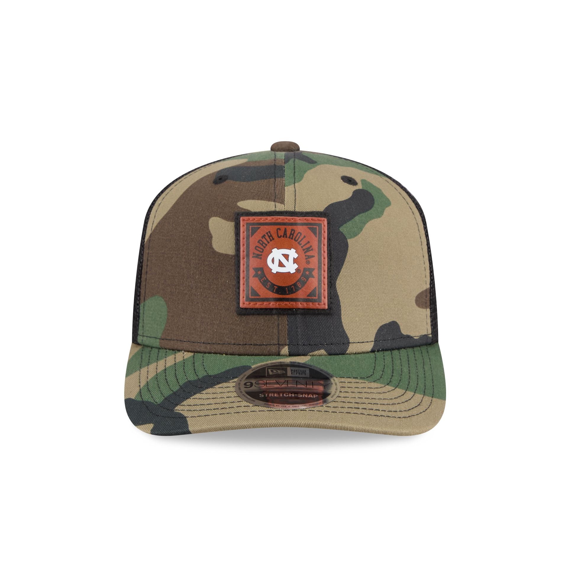 Alternative view of North Carolina Tar Heels Camo Canvas 9Seventy Trucker Hat