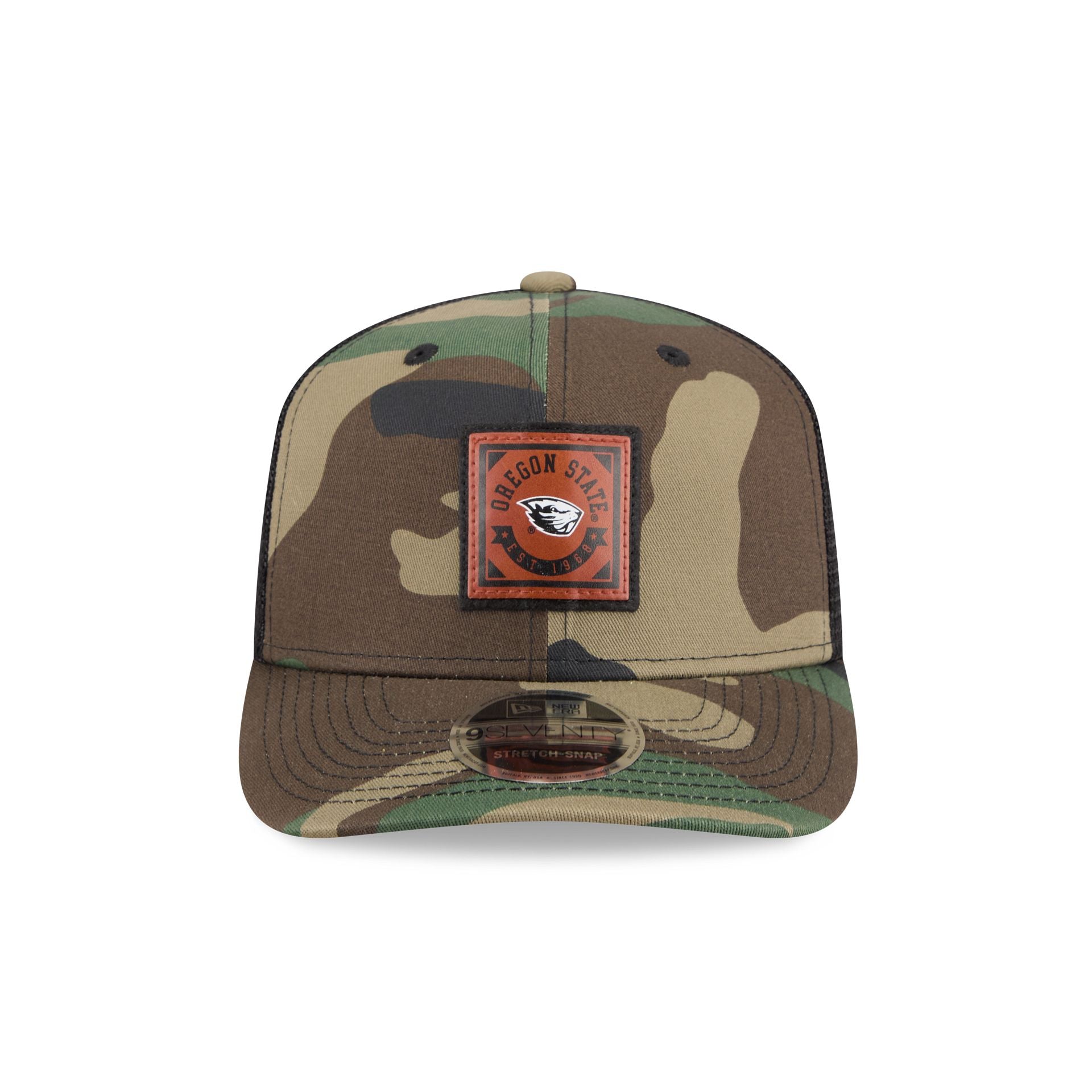 Alternative view of Oregon State Beavers Camo Canvas 9Seventy Trucker Hat
