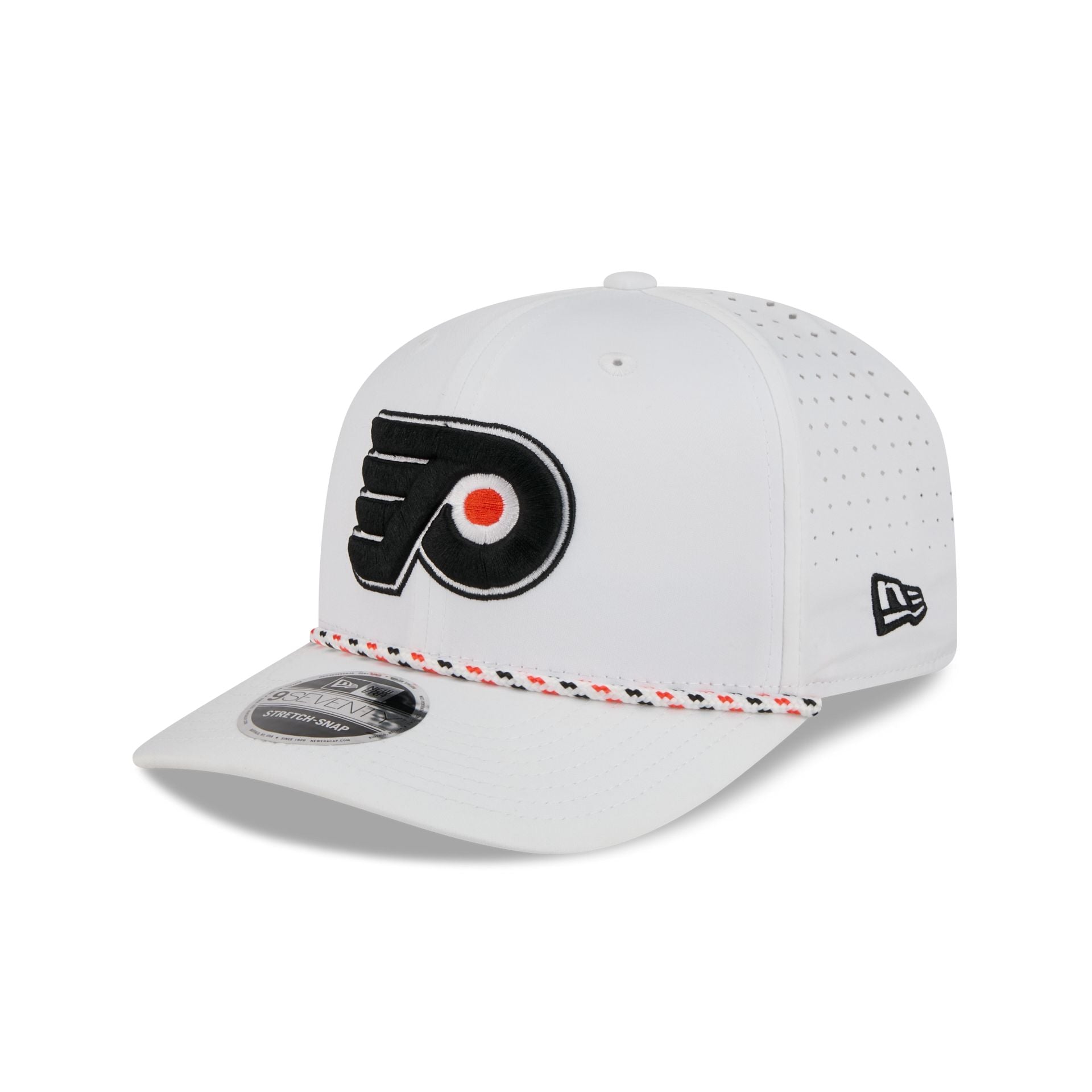 Philadelphia Flyers Optic White Performance Rope 9Seventy Stretch-Snap Hat