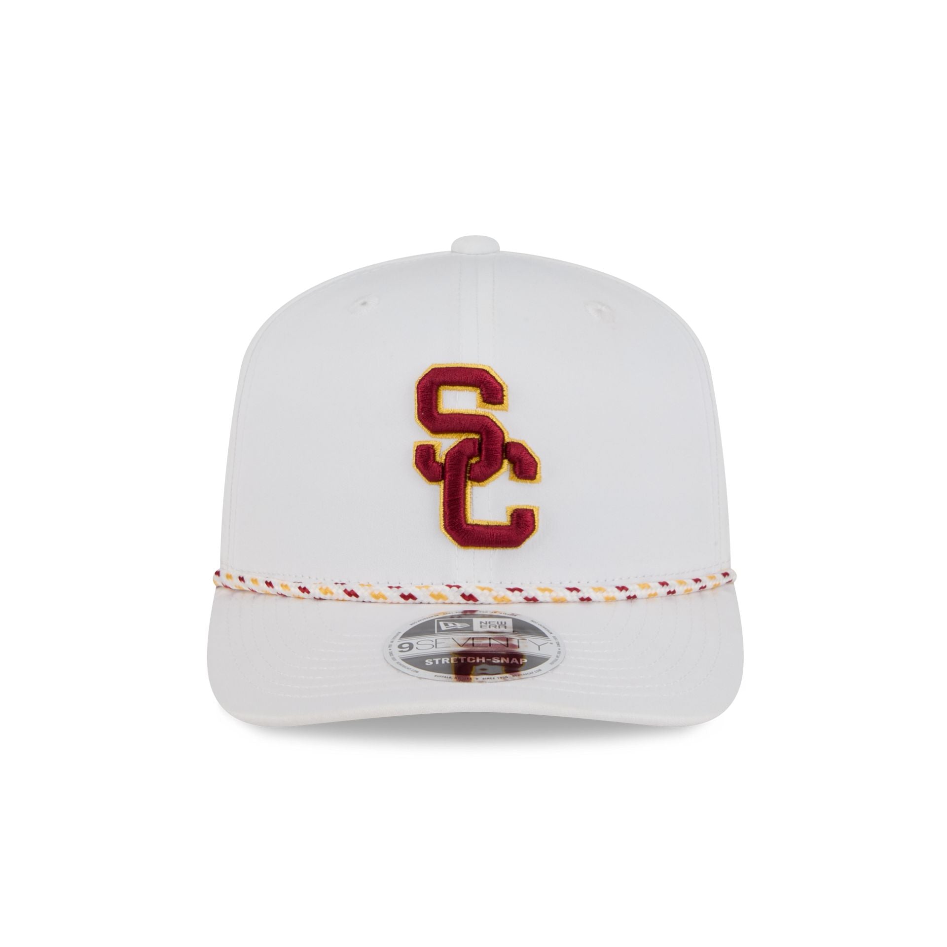 Alternative view of Usc Trojans Optic White Performance Rope 9Seventy Stretch-Snap Hat