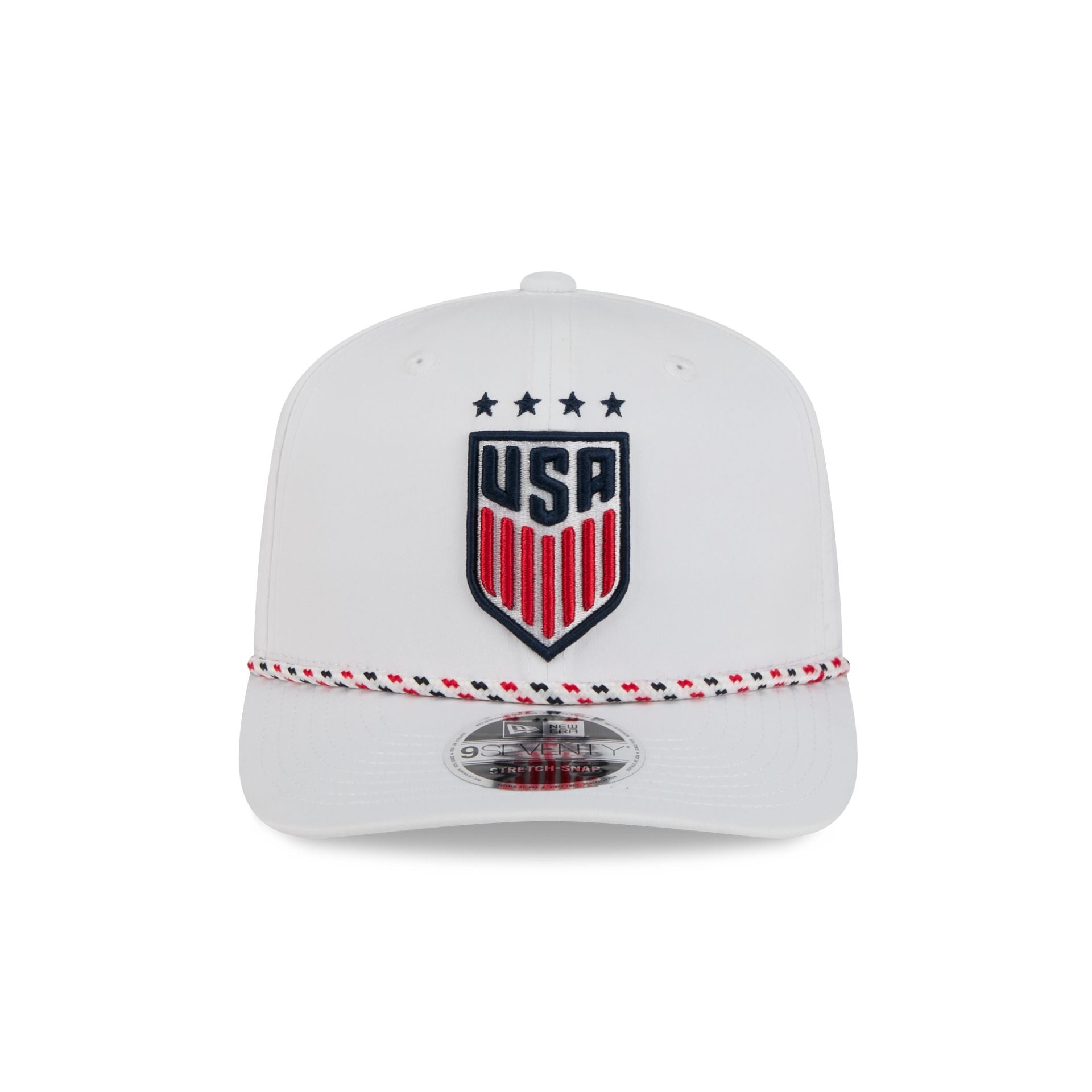 Alternative view of Us Soccer Women's National Team Optic White Performance Rope 9Seventy Stretch-Snap Hat