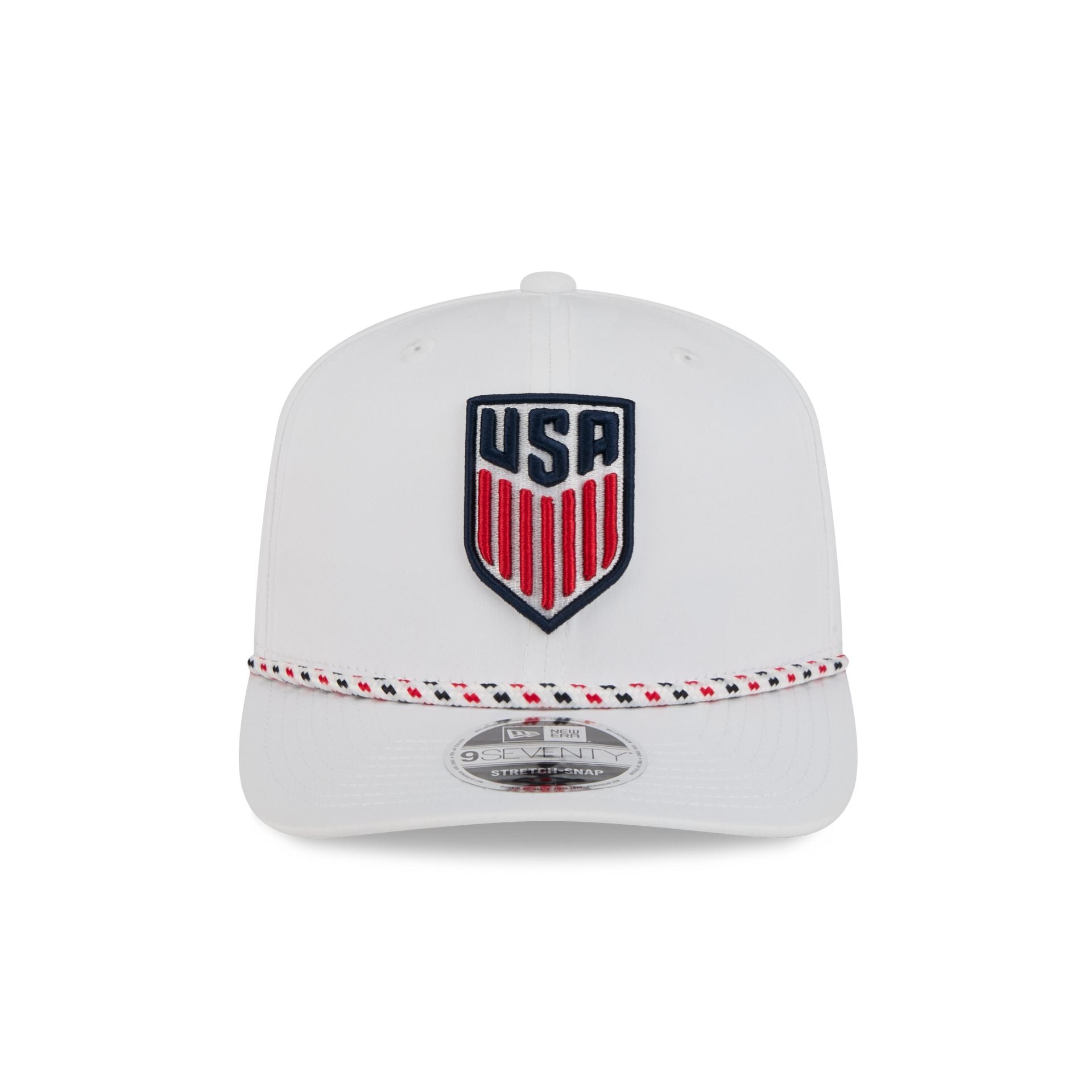 Alternative view of Us Soccer Men's National Team Optic White Performance Rope 9Seventy Stretch-Snap Hat