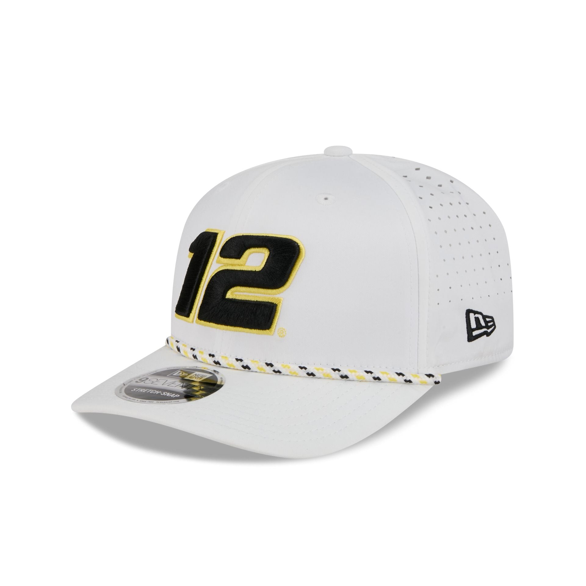 Team Penske Optic White Performance Rope 9Seventy Stretch-Snap Hat