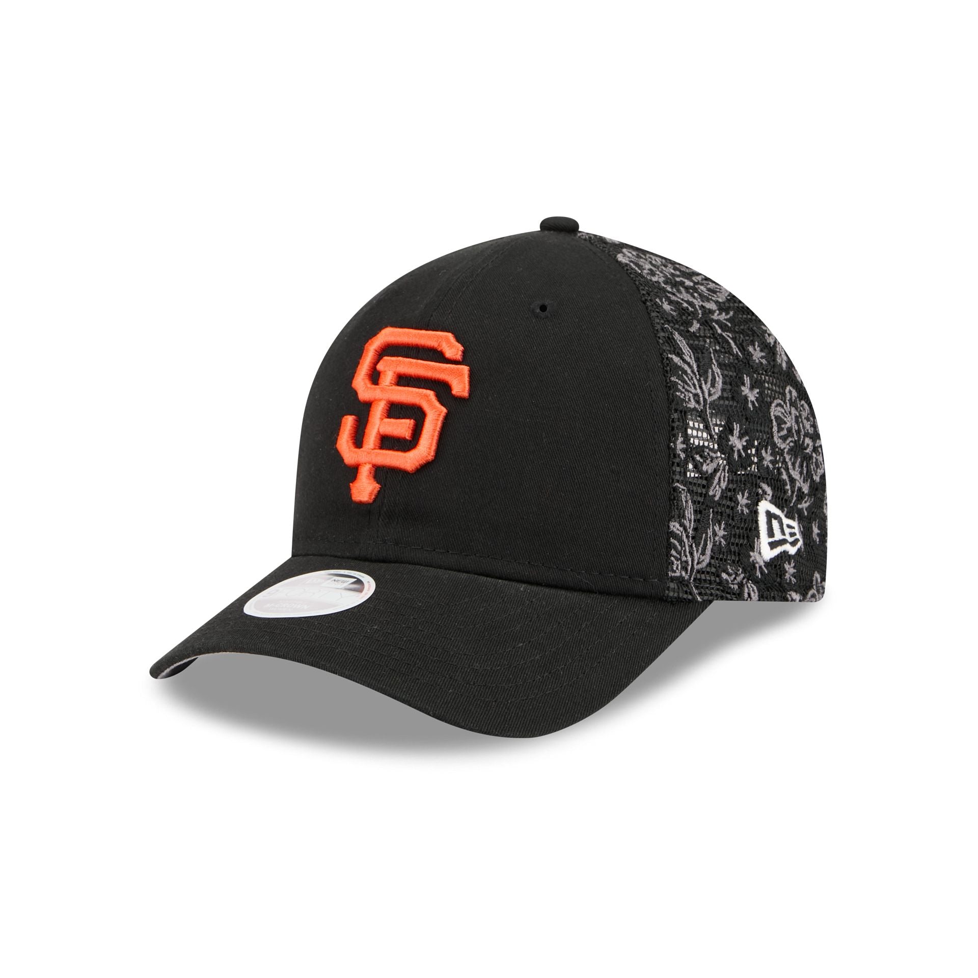 San Francisco Giants Floral Mesh Women's 9Forty M-Crown Trucker Hat