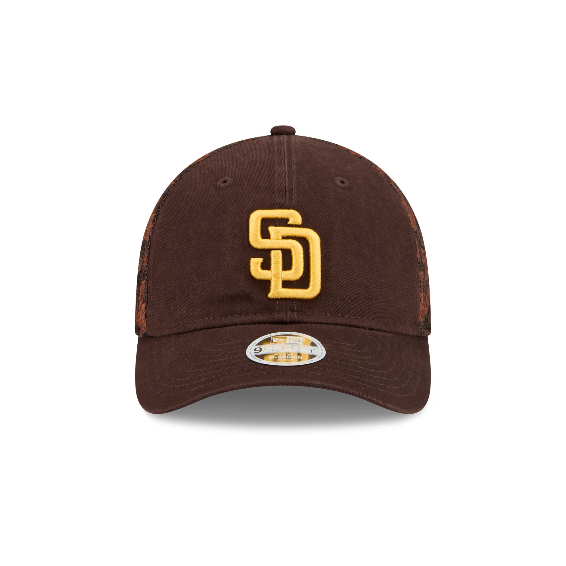 Alternative view of San Diego Padres Floral Mesh Women's 9Forty M-Crown Trucker Hat