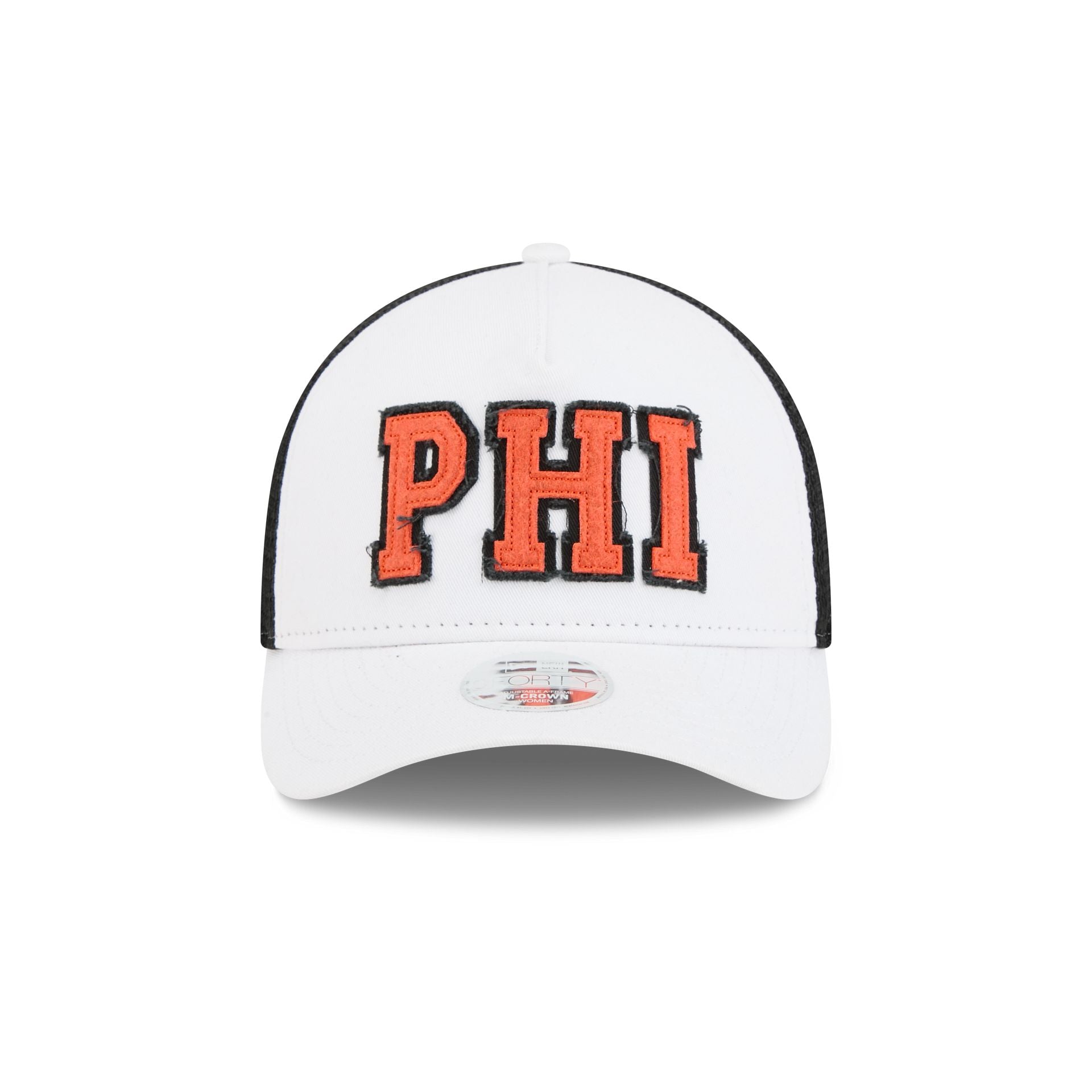 Alternative view of Philadelphia Flyers Optic White Felt Logo Women's 9Forty M-Crown A-Frame Trucker Hat