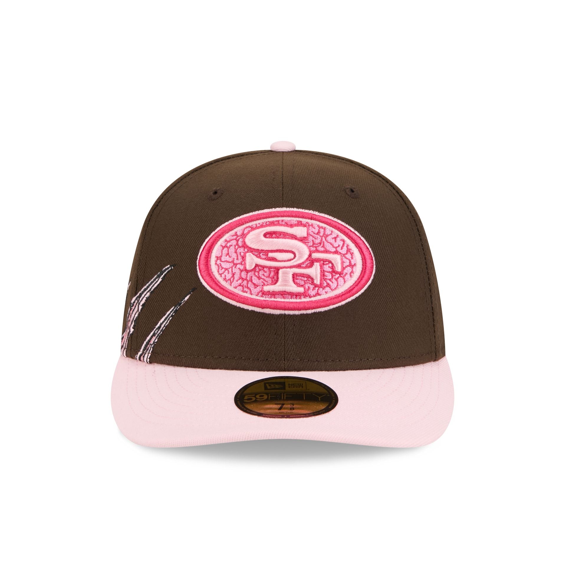 Alternative view of San Francisco 49Ers Brains 59Fifty Fitted Hat
