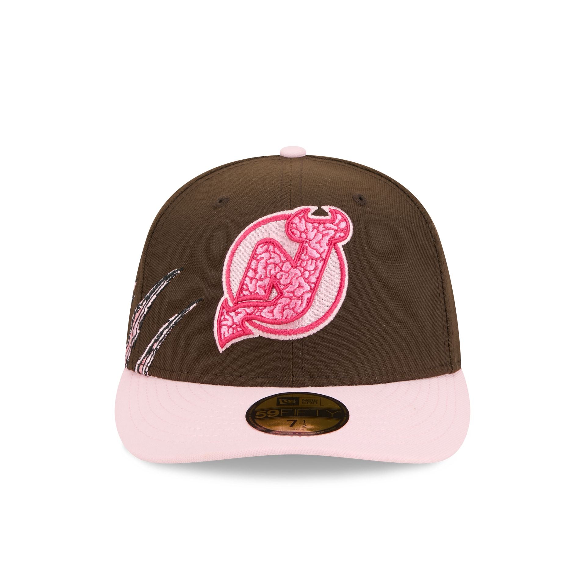 Alternative view of New Jersey Devils Brains 59Fifty Fitted Hat